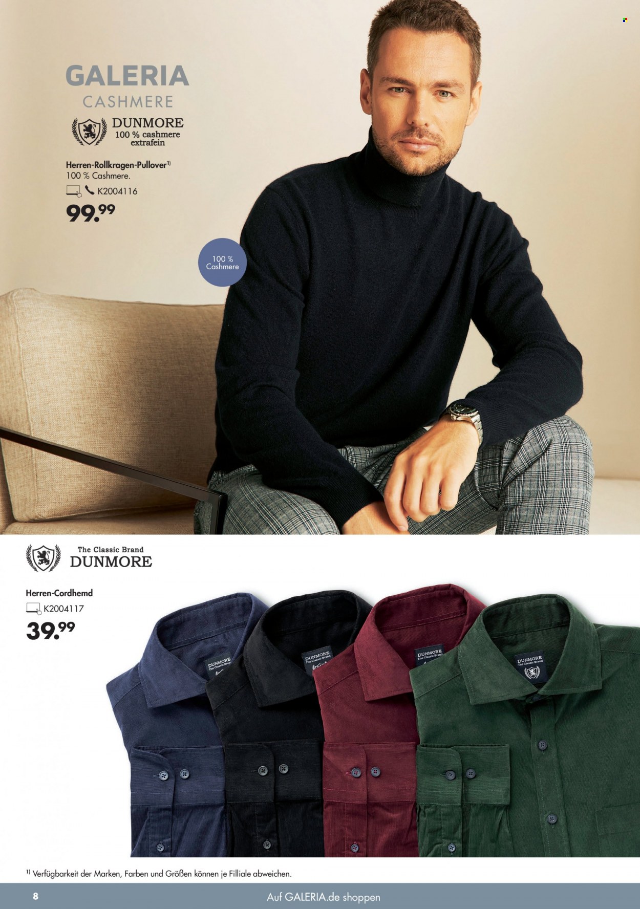 GALERIA Karstadt Kaufhof Prospekte  - 27.10.2021 - 2.11.2021. Seite 8