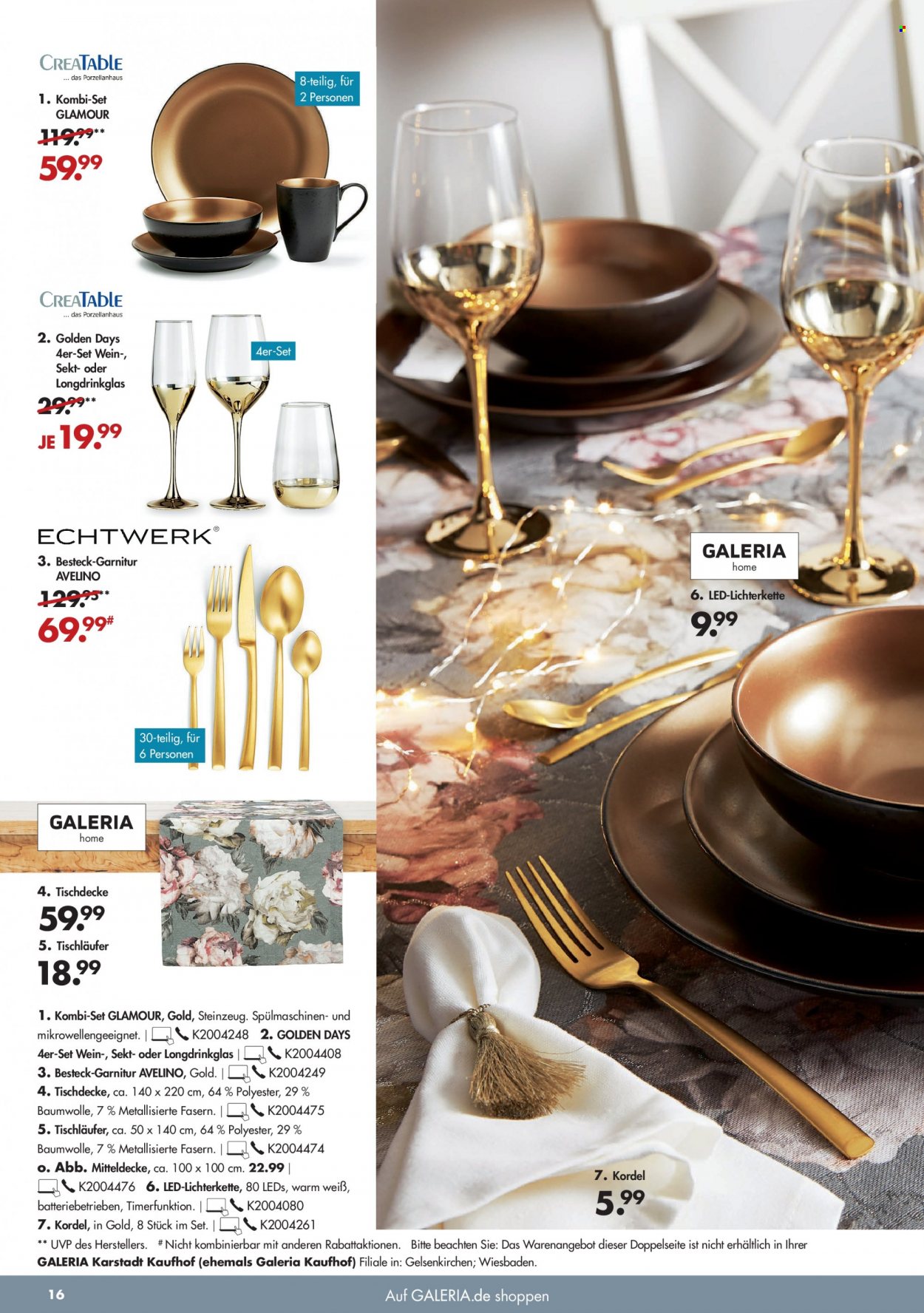 GALERIA Karstadt Kaufhof Prospekte  - 27.10.2021 - 2.11.2021. Seite 16