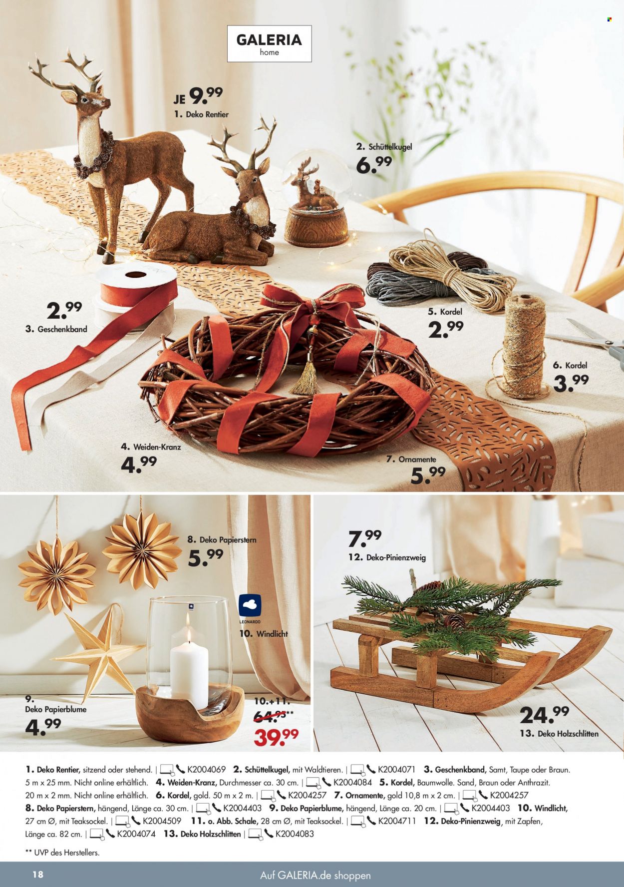 GALERIA Karstadt Kaufhof Prospekte  - 27.10.2021 - 2.11.2021. Seite 18