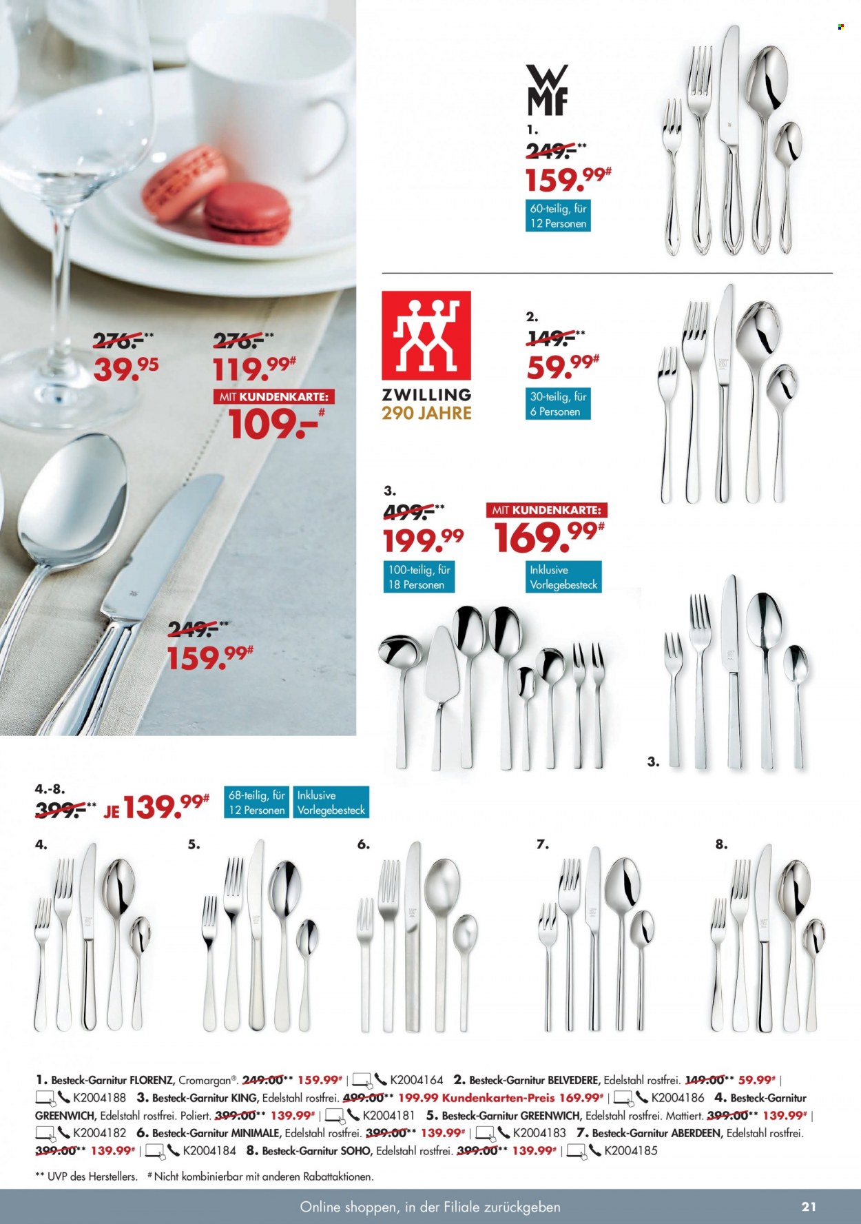 GALERIA Karstadt Kaufhof Prospekte  - 27.10.2021 - 2.11.2021. Seite 21