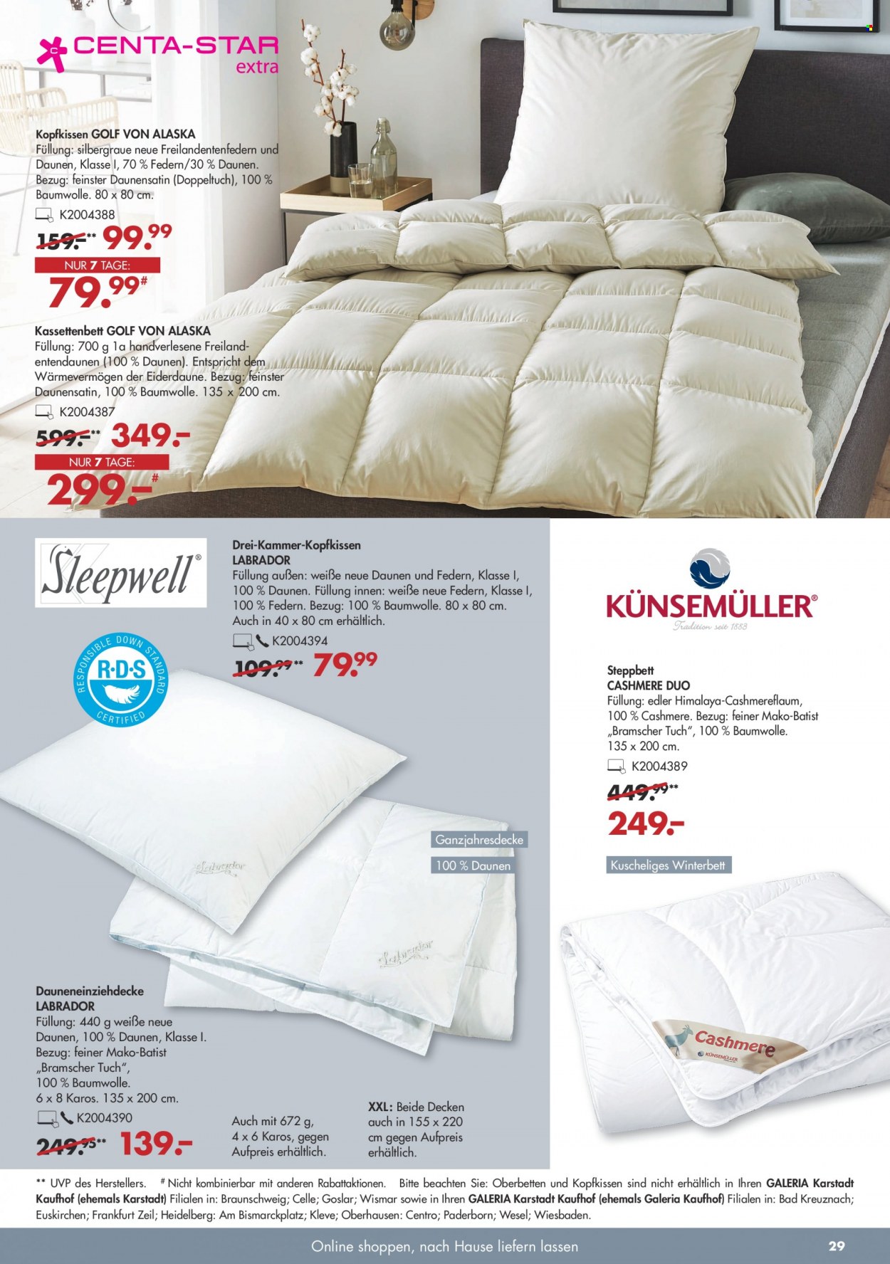 GALERIA Karstadt Kaufhof Prospekte  - 27.10.2021 - 2.11.2021. Seite 29