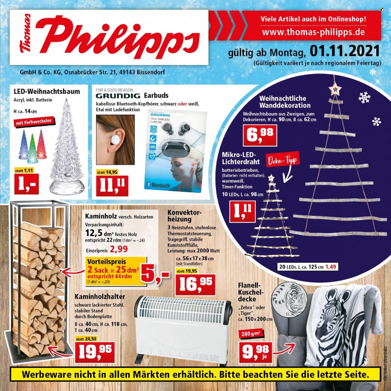 Thomas Philipps Prospekte  - 1.11.2021 - 6.11.2021. Seite 1