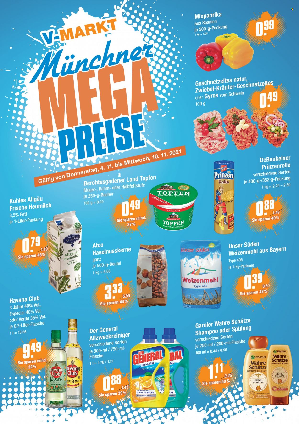 V-Markt Prospekte  - 4.11.2021 - 10.11.2021. Seite 1