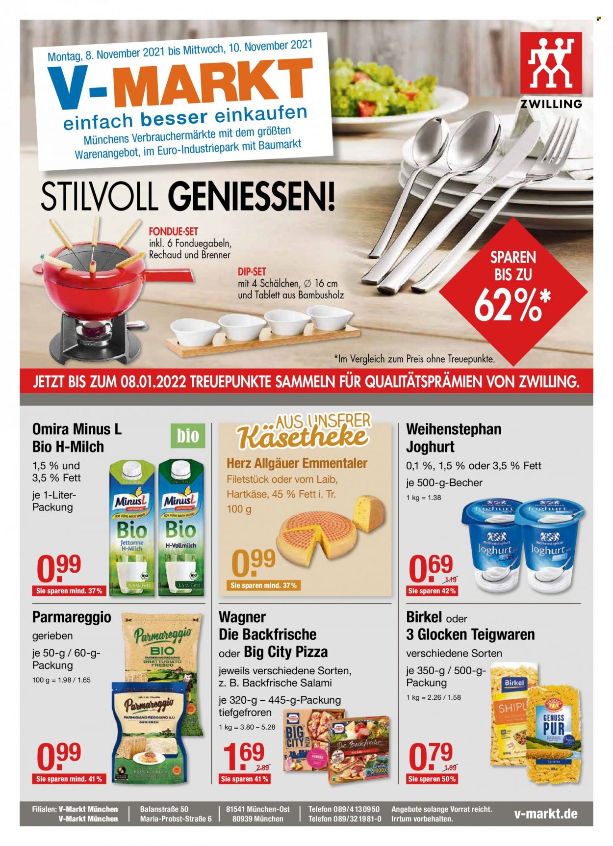 V-Markt Prospekte  - 8.11.2021 - 10.11.2021. Seite 1