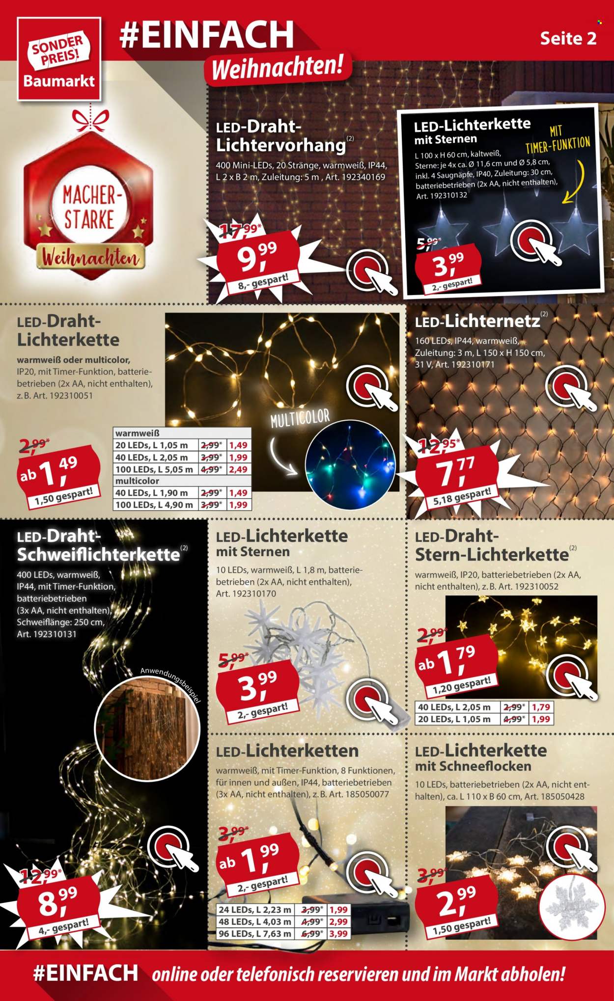 Sonderpreis-Baumarkt Prospekte  - 6.11.2021 - 12.11.2021. Seite 2
