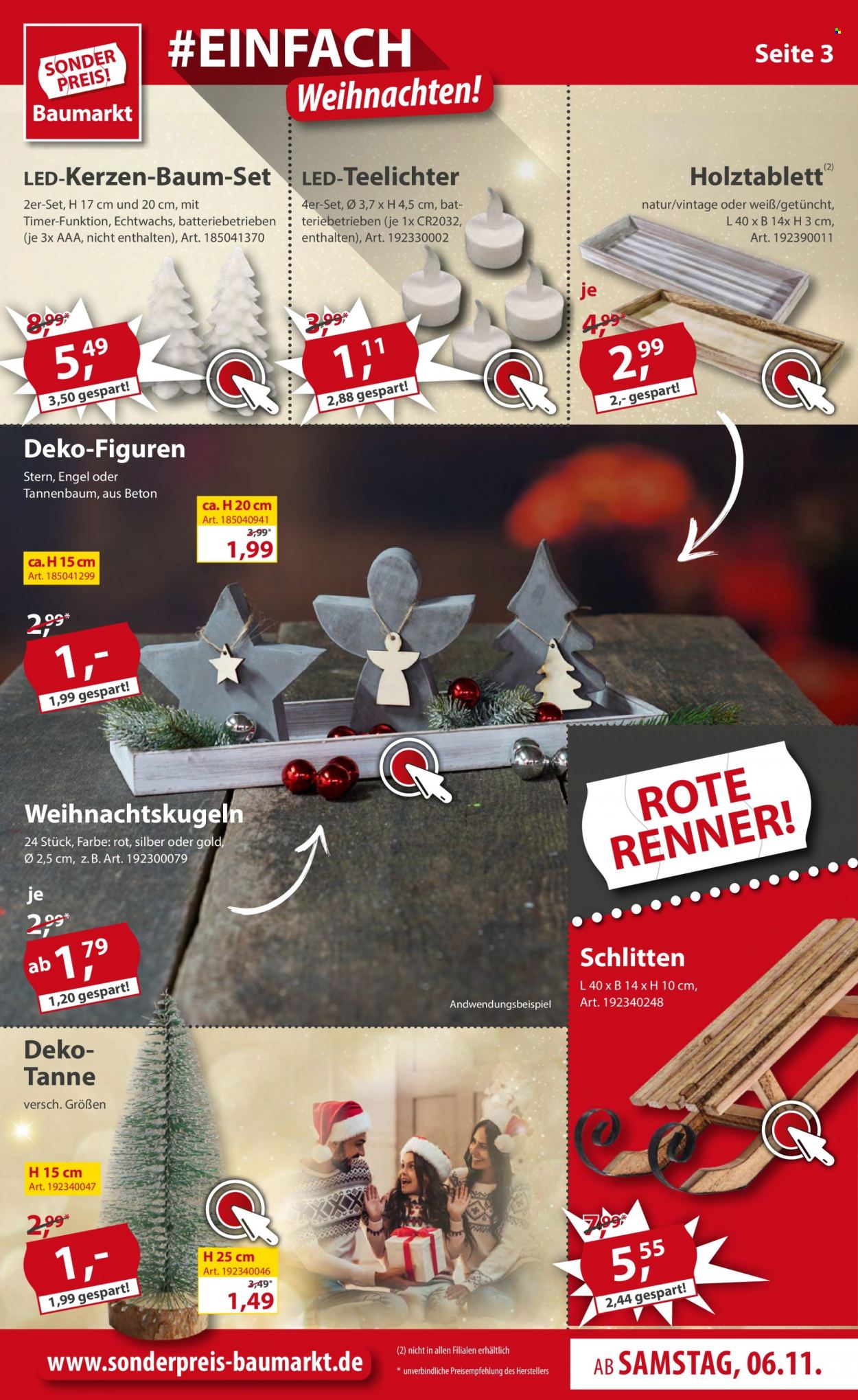 Sonderpreis-Baumarkt Prospekte  - 6.11.2021 - 12.11.2021. Seite 3