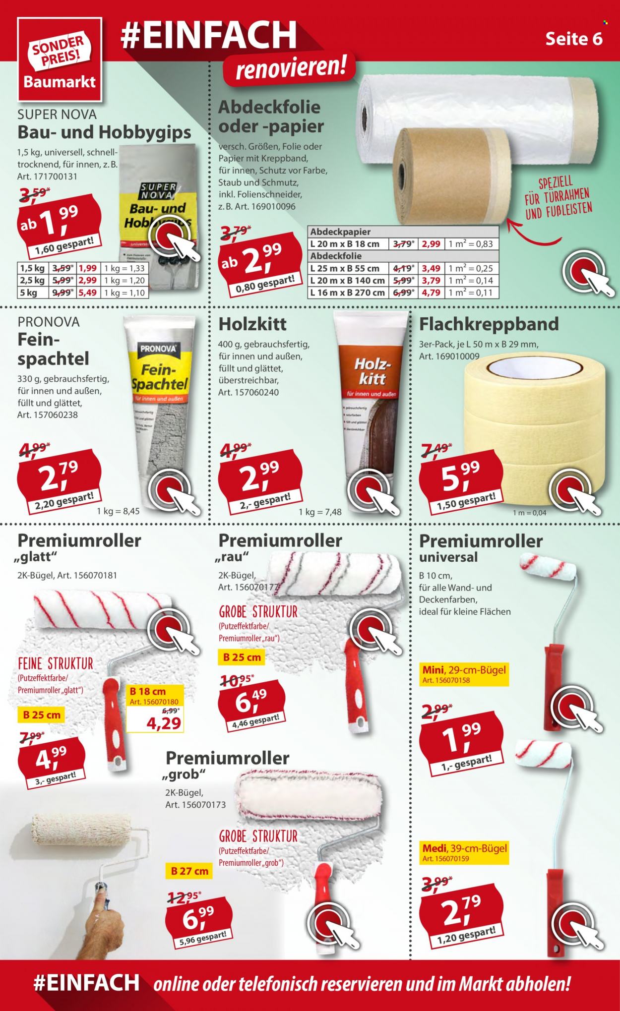 Sonderpreis-Baumarkt Prospekte  - 6.11.2021 - 12.11.2021. Seite 6