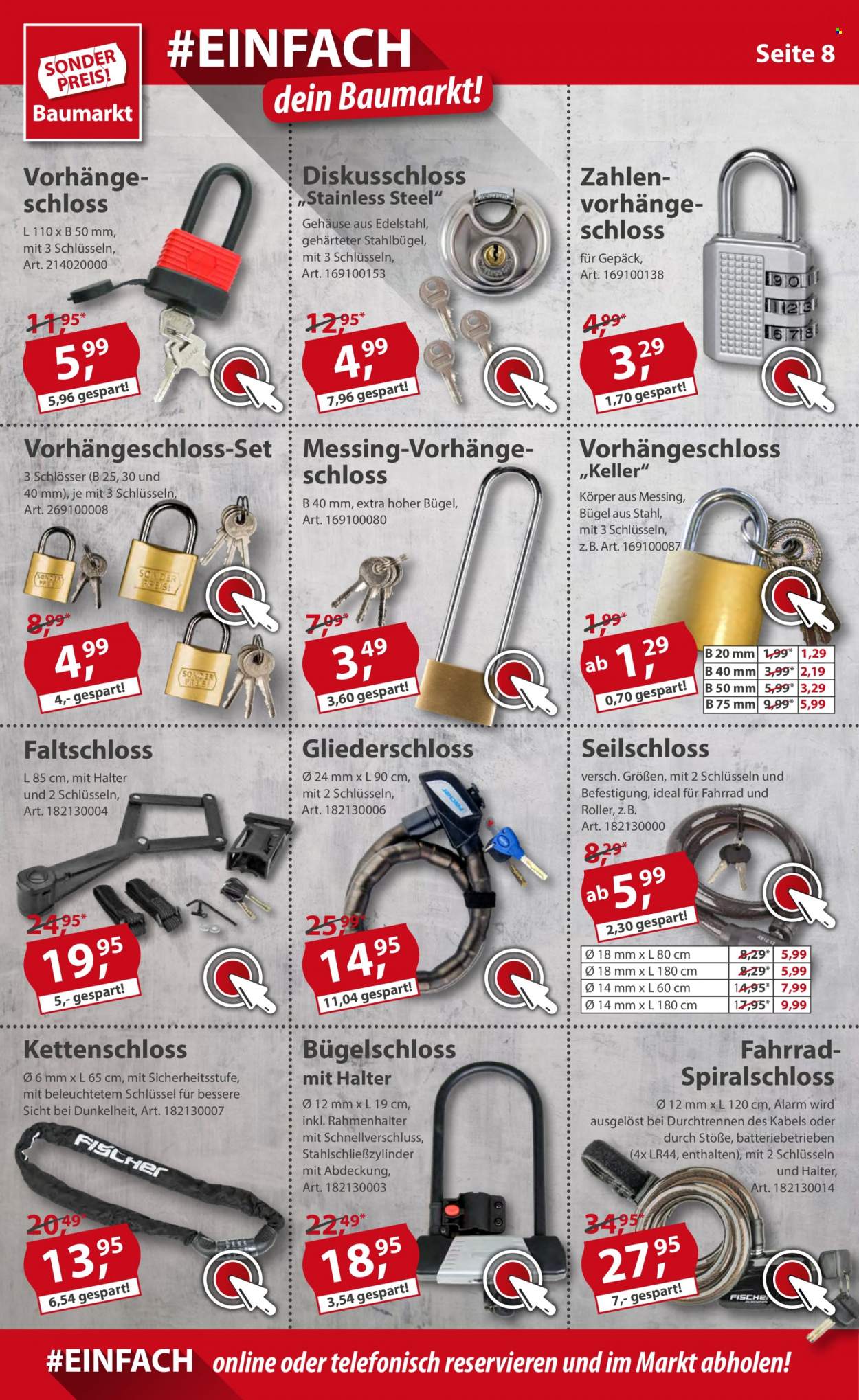 Sonderpreis-Baumarkt Prospekte  - 6.11.2021 - 12.11.2021. Seite 8