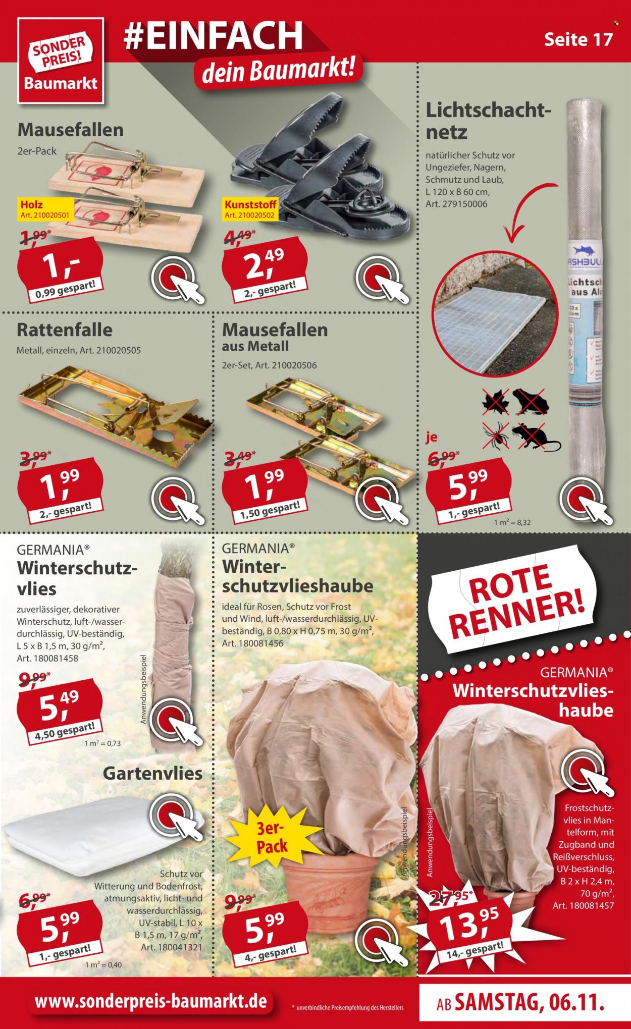 Sonderpreis-Baumarkt Prospekte  - 6.11.2021 - 12.11.2021. Seite 17