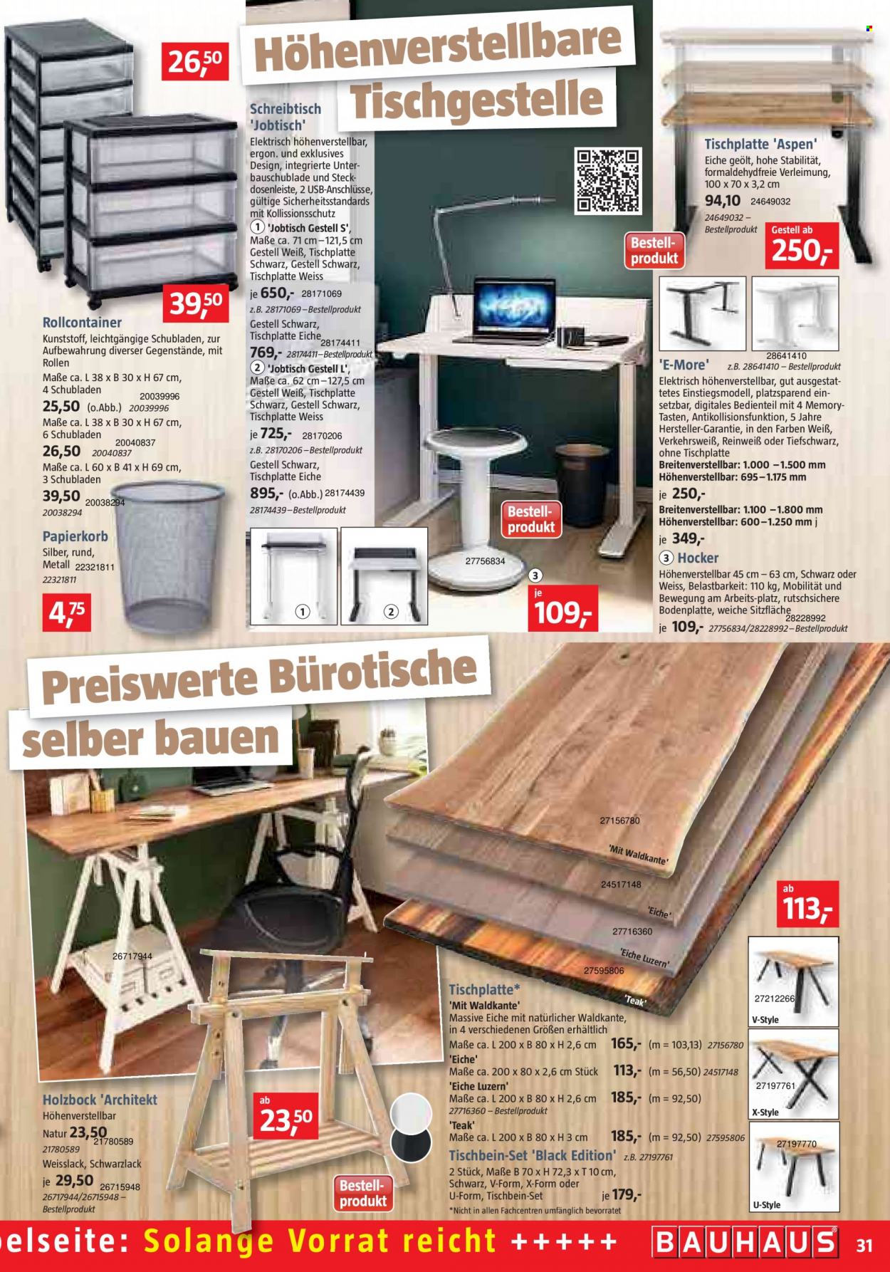 Bauhaus Prospekte  - 30.10.2021 - 27.11.2021. Seite 31