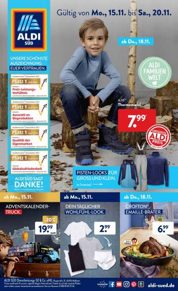 Prospekte ALDI SÜD - 15.11.2021 - 20.11.2021.