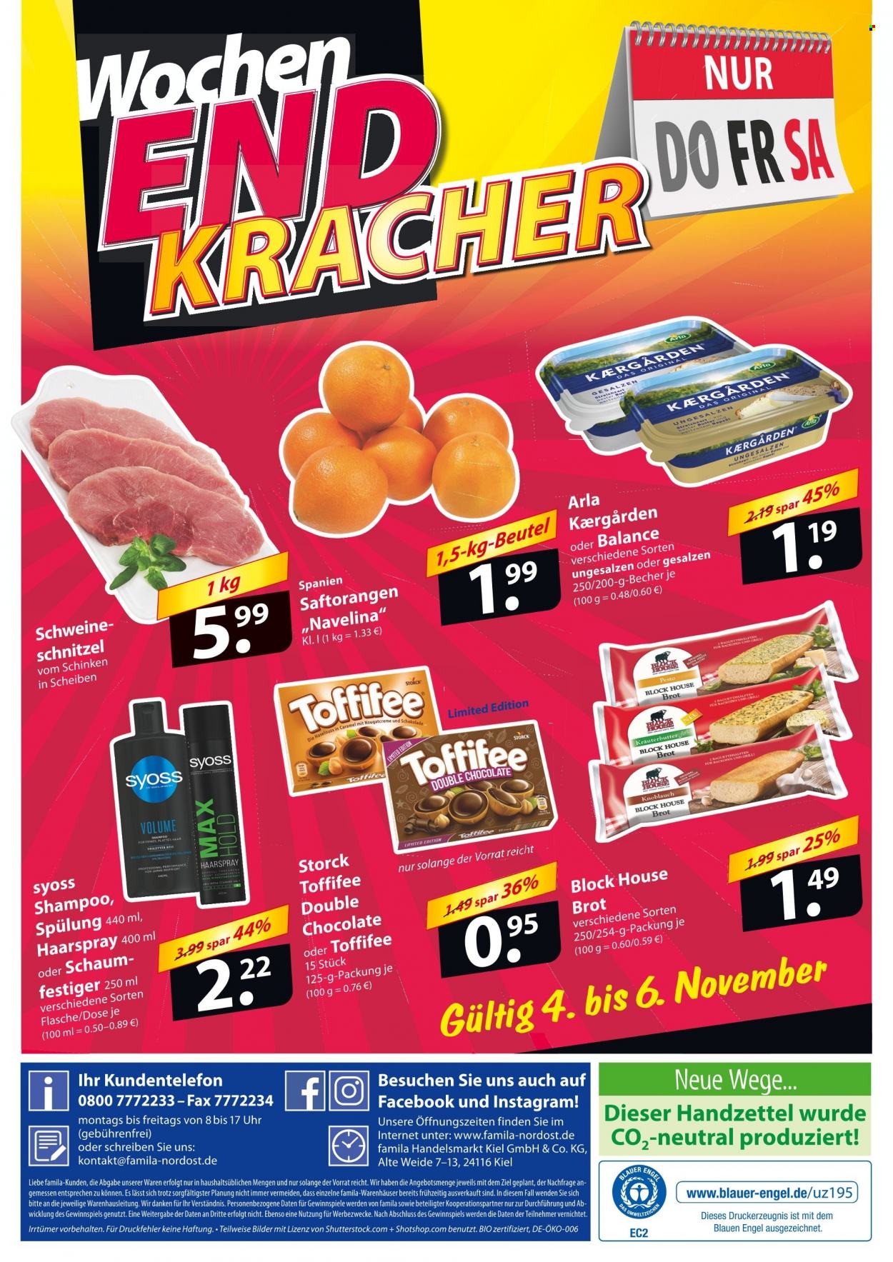 famila Prospekte  - 1.11.2021 - 6.11.2021. Seite 32