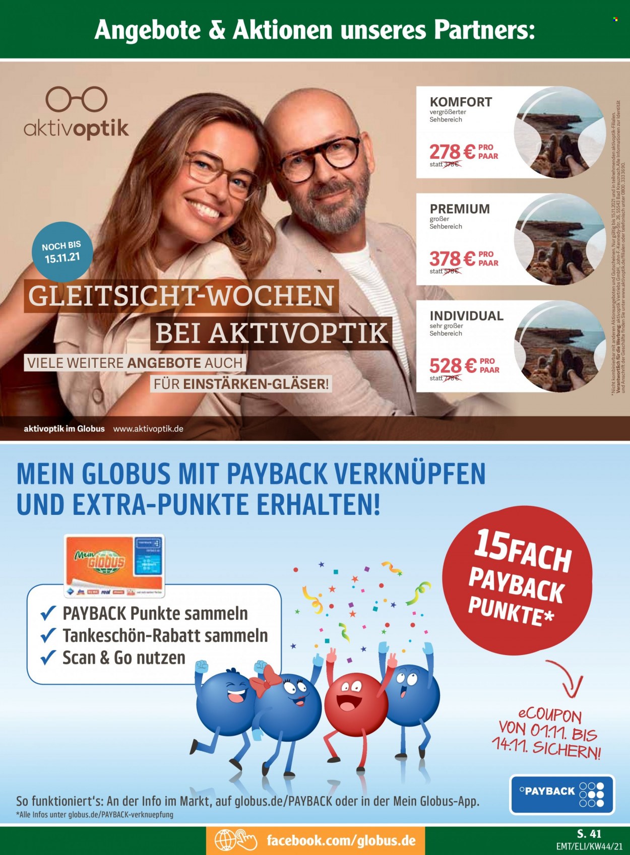 Globus Prospekte  - 1.11.2021 - 6.11.2021. Seite 43