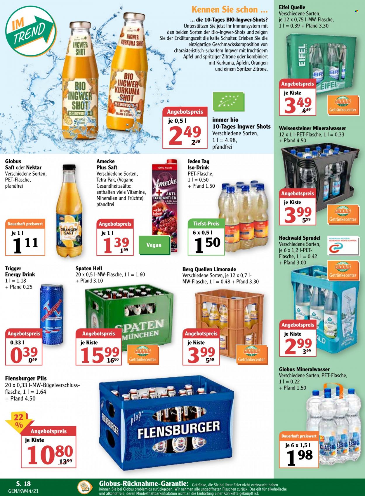 Globus Prospekte  - 2.11.2021 - 6.11.2021. Seite 20
