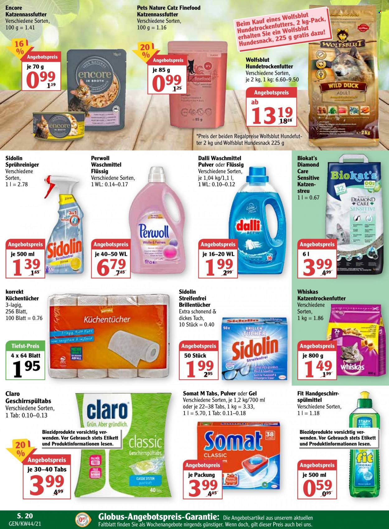 Globus Prospekte  - 2.11.2021 - 6.11.2021. Seite 22