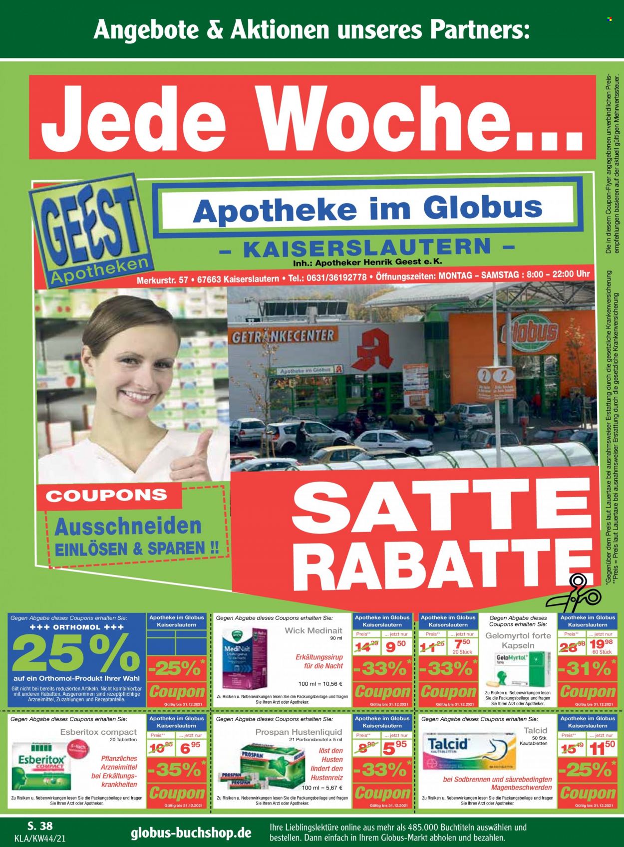 Globus Prospekte  - 2.11.2021 - 6.11.2021. Seite 42