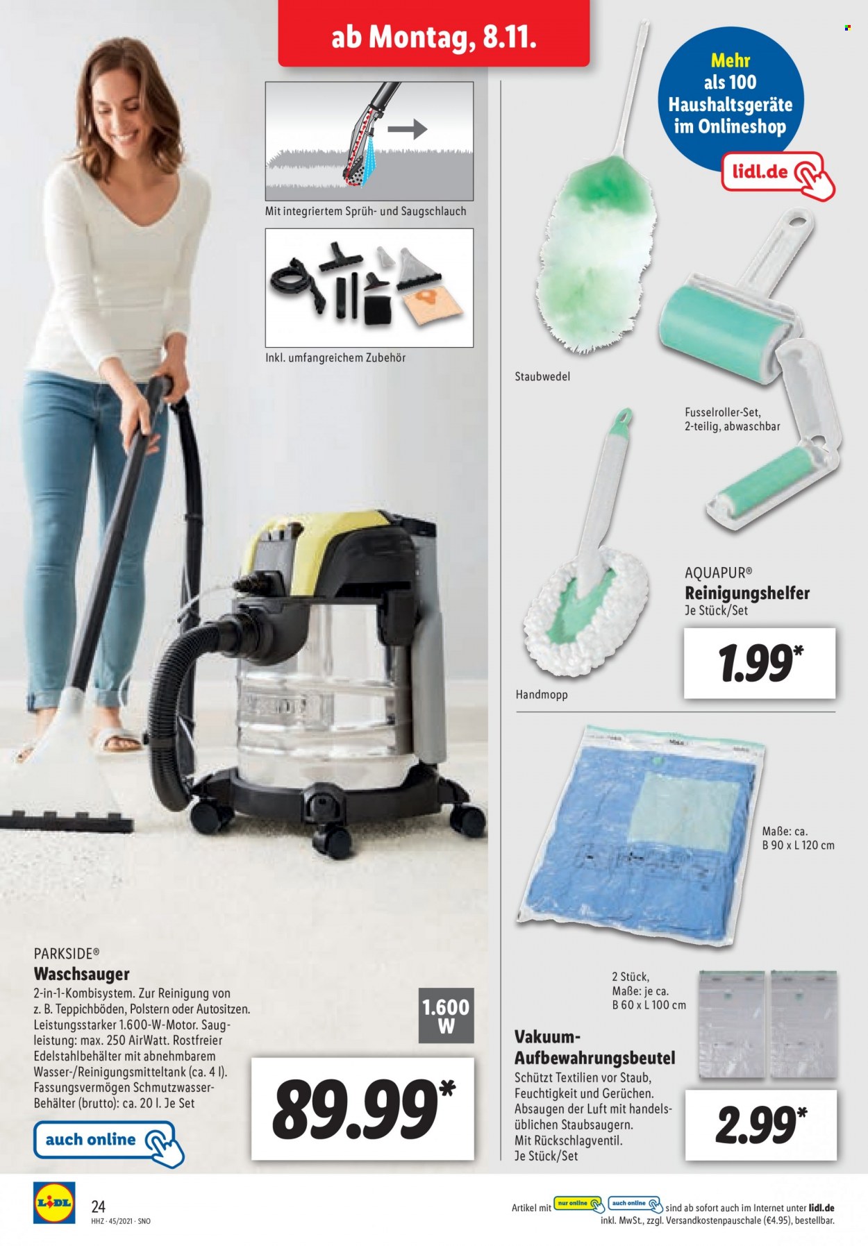 Lidl Prospekte  - 8.11.2021 - 13.11.2021. Seite 24