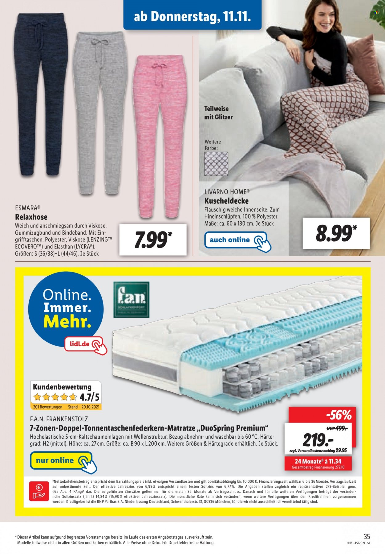 Lidl Prospekte  - 8.11.2021 - 13.11.2021. Seite 35