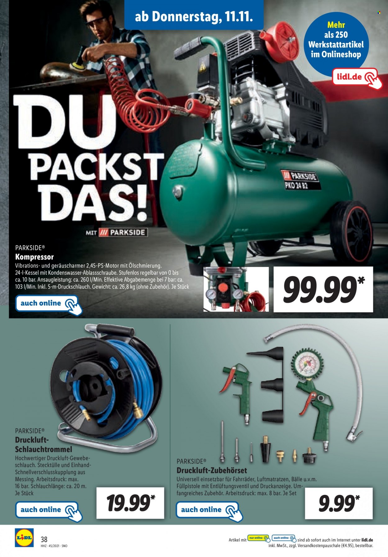 Lidl Prospekte  - 8.11.2021 - 13.11.2021. Seite 38