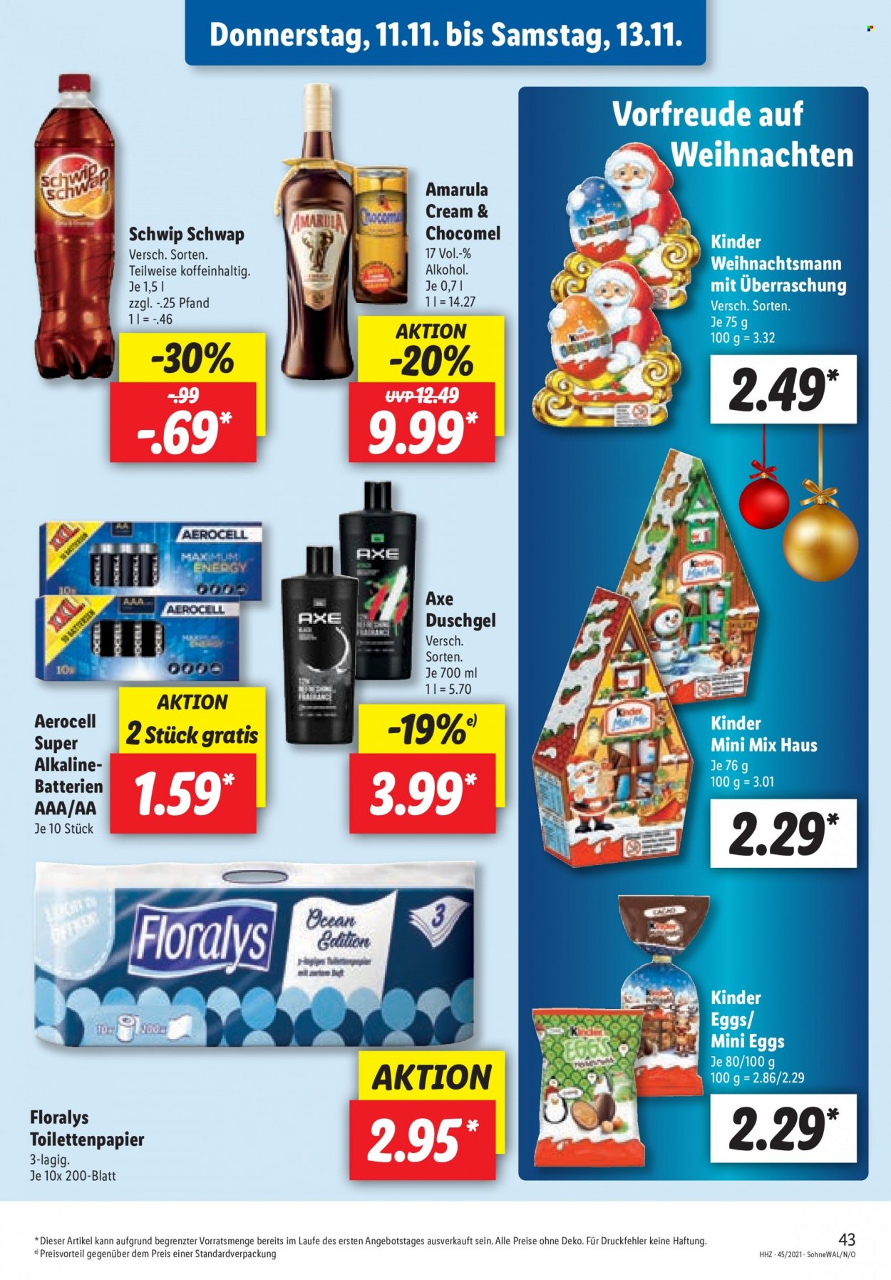 Lidl Prospekte  - 8.11.2021 - 13.11.2021. Seite 43