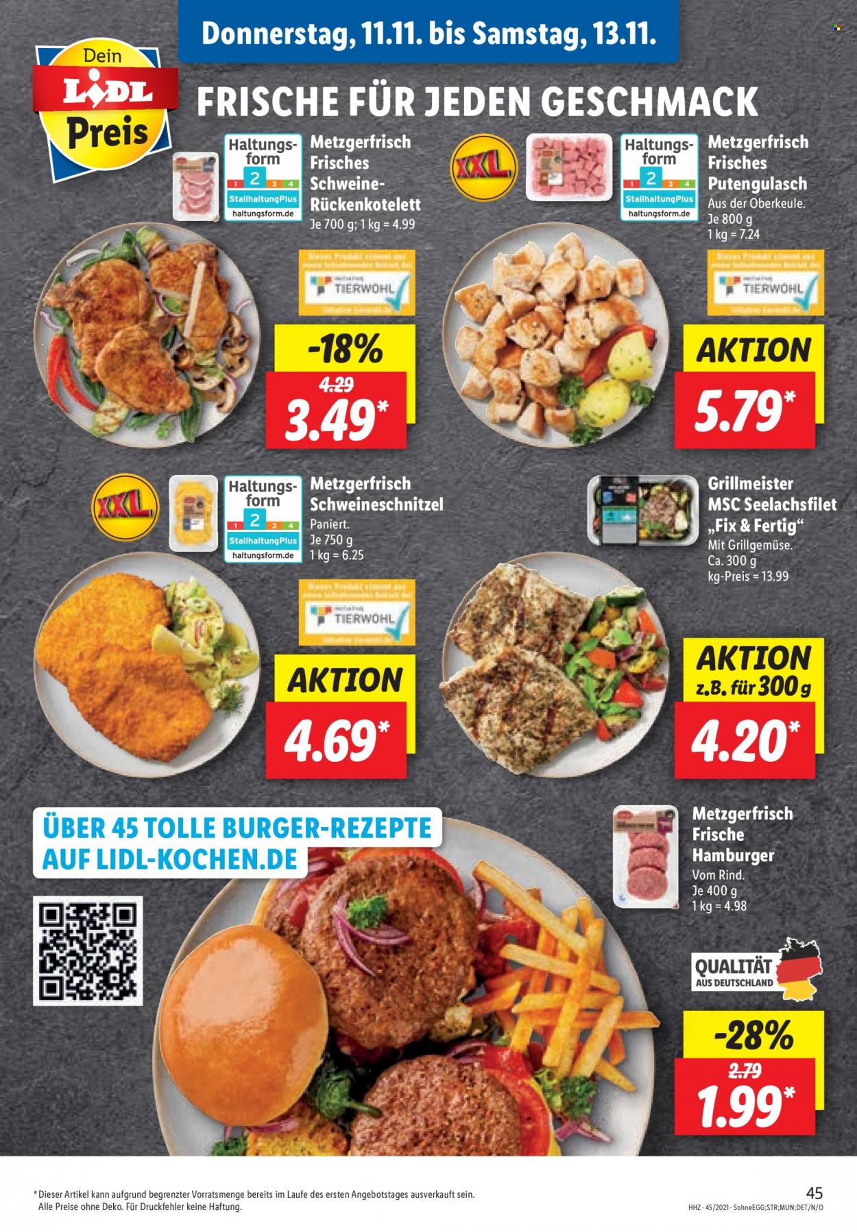 Lidl Prospekte  - 8.11.2021 - 13.11.2021. Seite 45