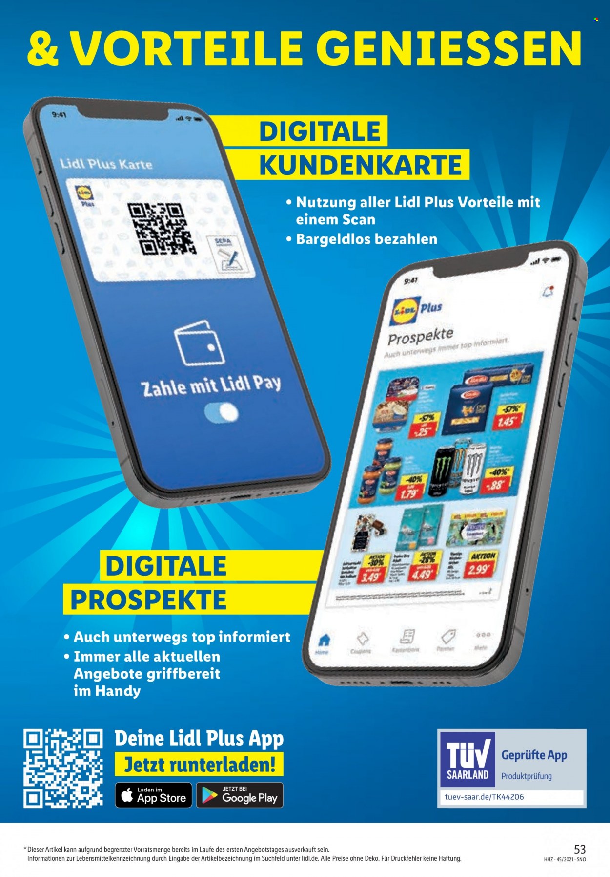 Lidl Prospekte  - 8.11.2021 - 13.11.2021. Seite 53