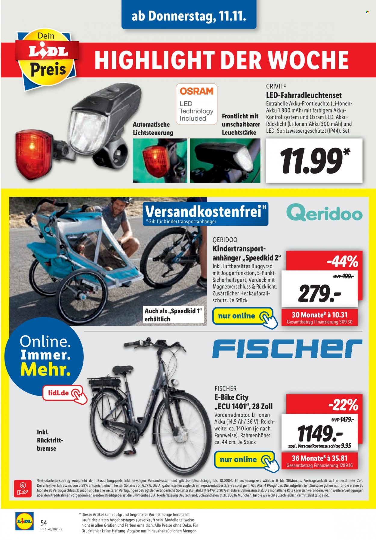 Lidl Prospekte  - 8.11.2021 - 13.11.2021. Seite 54