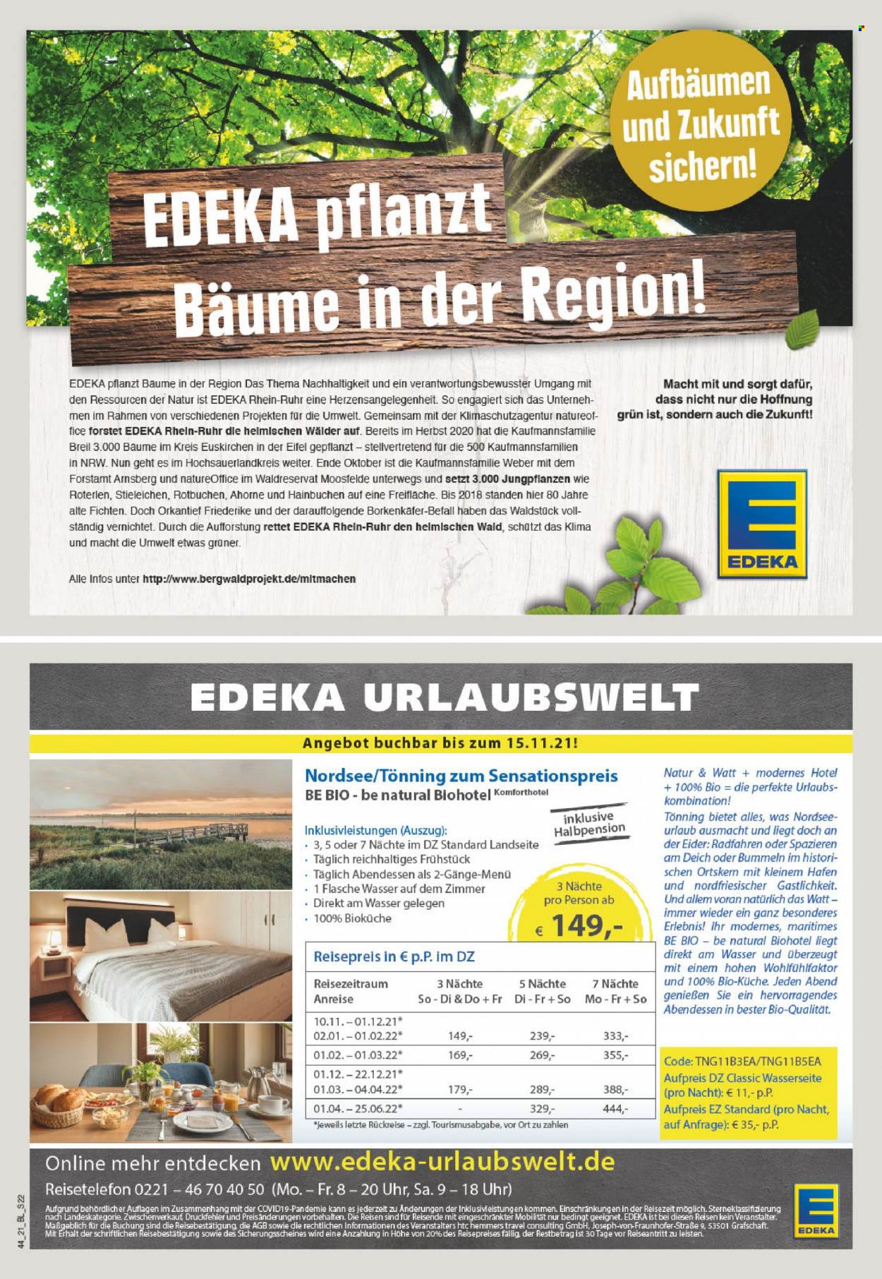 Edeka Prospekte  - 2.11.2021 - 6.11.2021. Seite 22