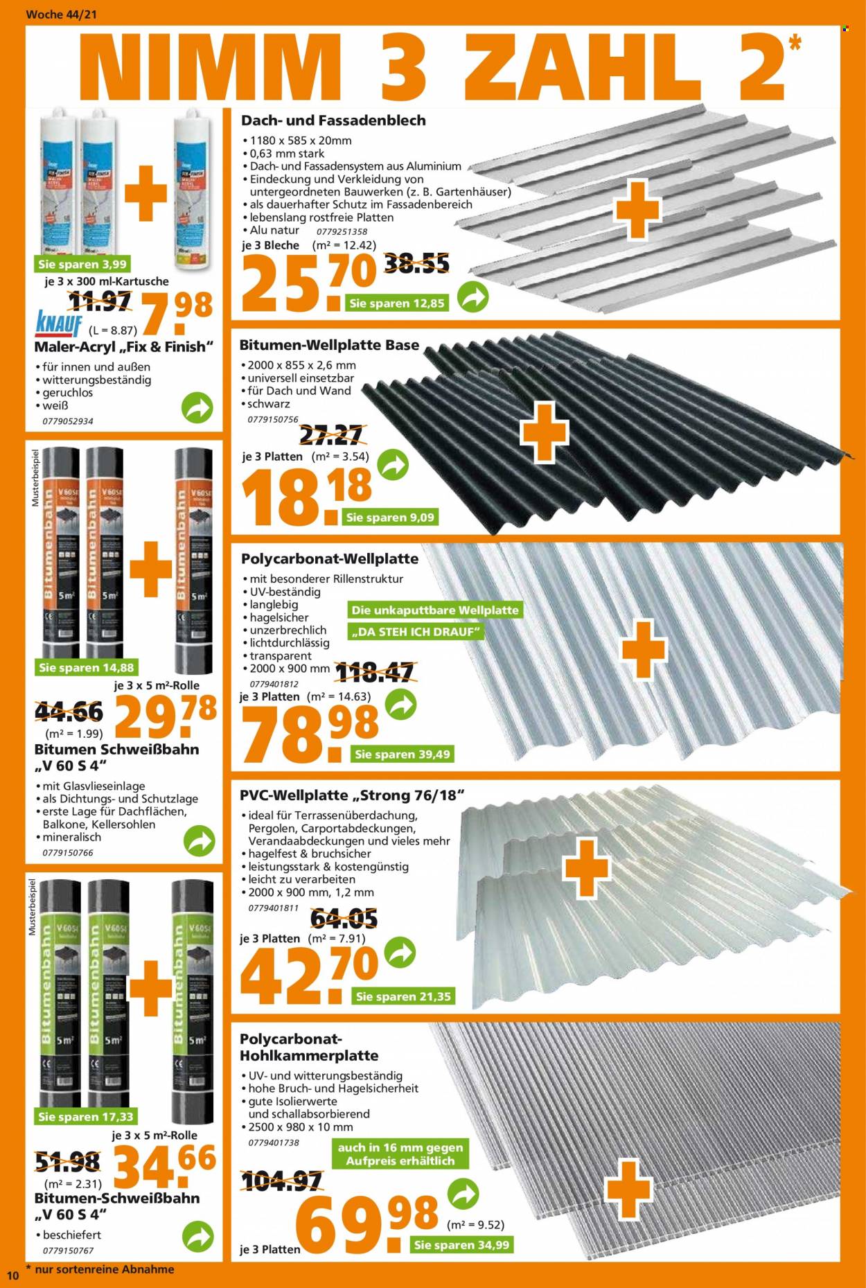 Globus Baumarkt Prospekte  - 1.11.2021 - 6.11.2021. Seite 10