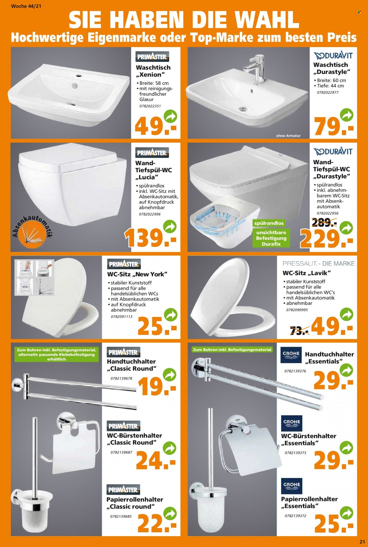 Globus Baumarkt Prospekte  - 1.11.2021 - 6.11.2021. Seite 21