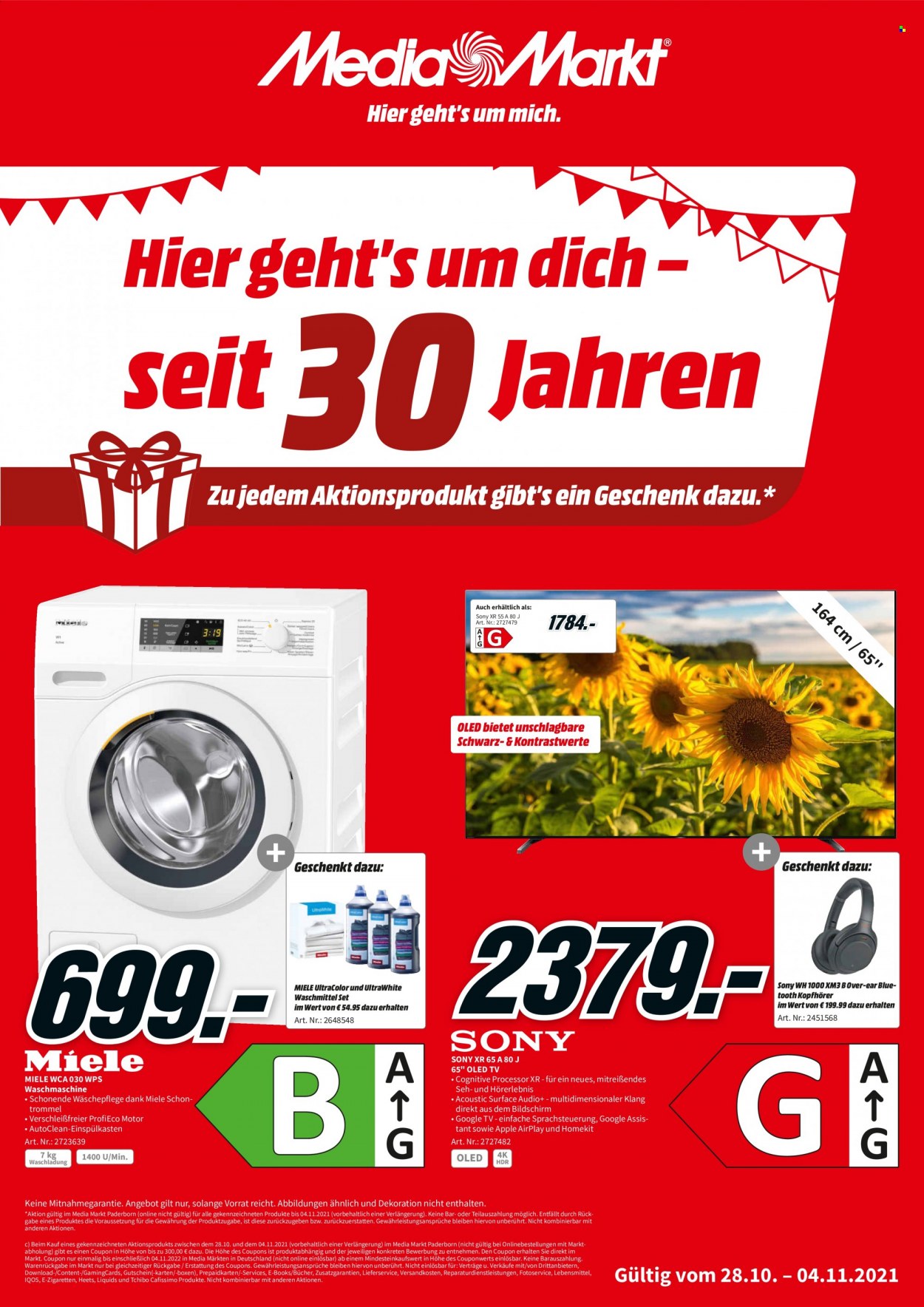 MediaMarkt Prospekte  - 28.10.2021 - 4.11.2021. Seite 1