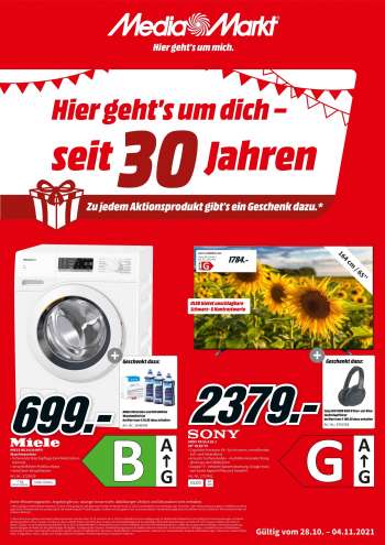 Prospekte MediaMarkt - 28.10.2021 - 4.11.2021.