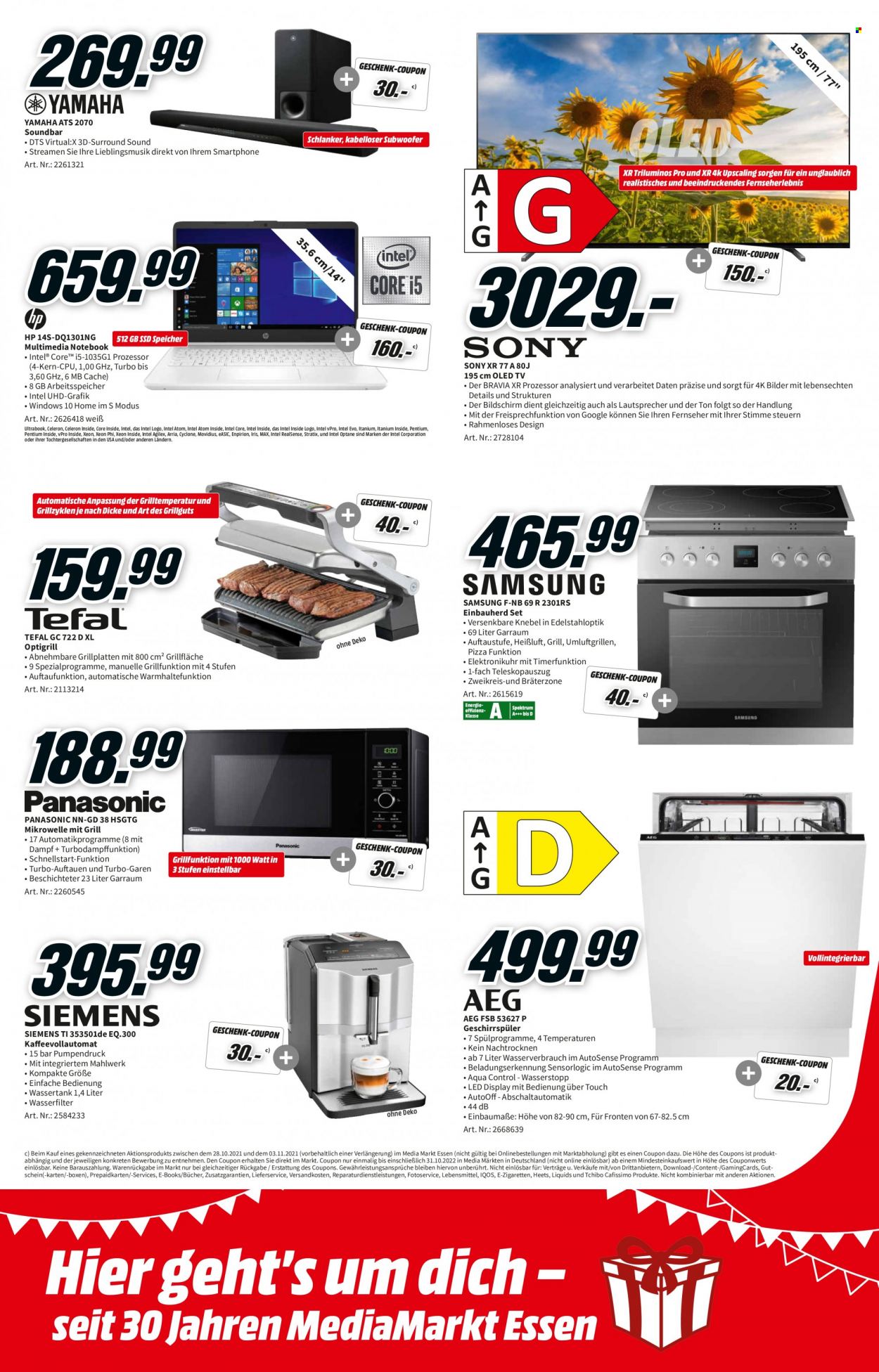 MediaMarkt Prospekte  - 28.10.2021 - 3.11.2021. Seite 3