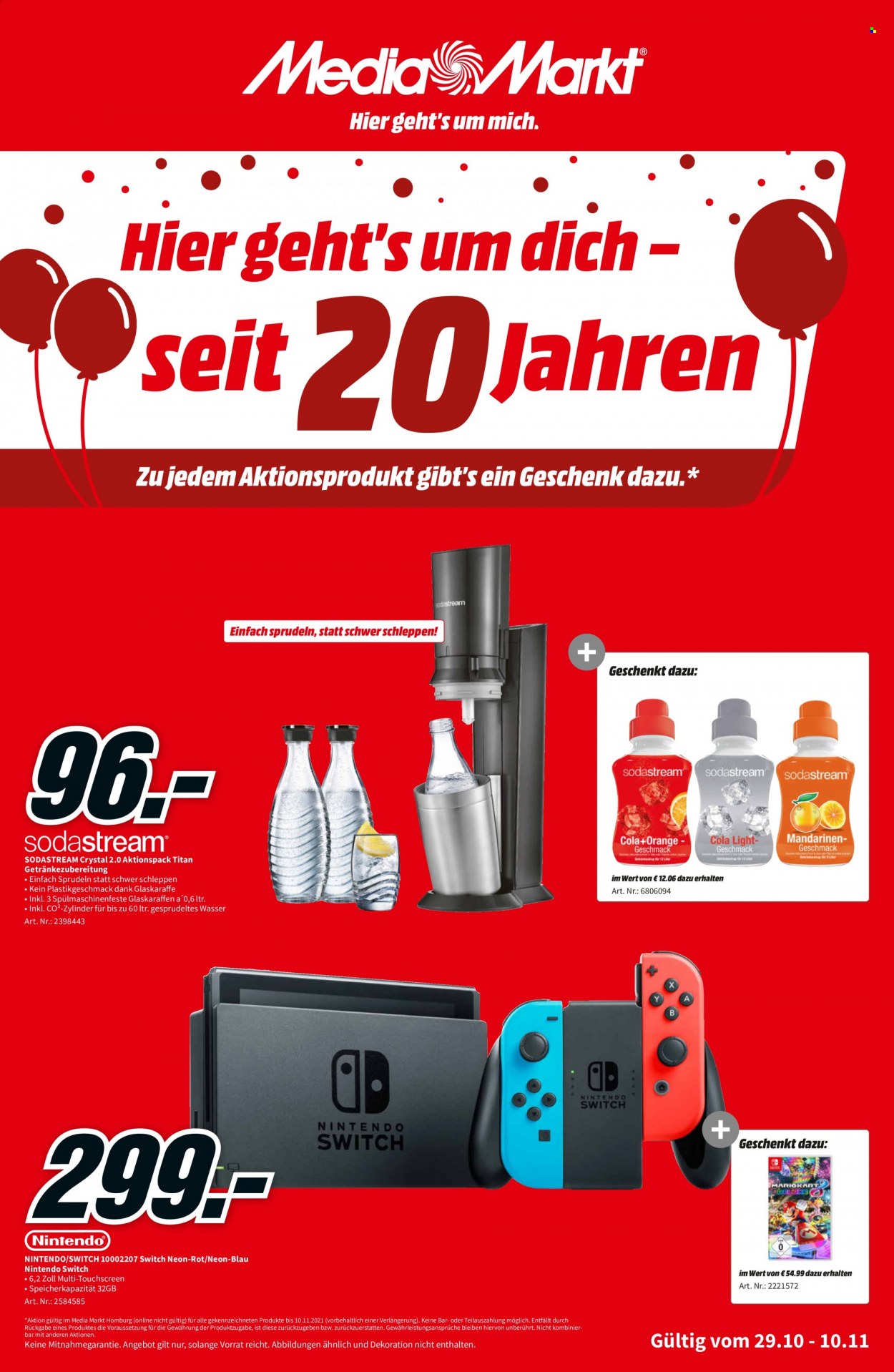 MediaMarkt Prospekte  - 29.10.2021 - 10.11.2021. Seite 1