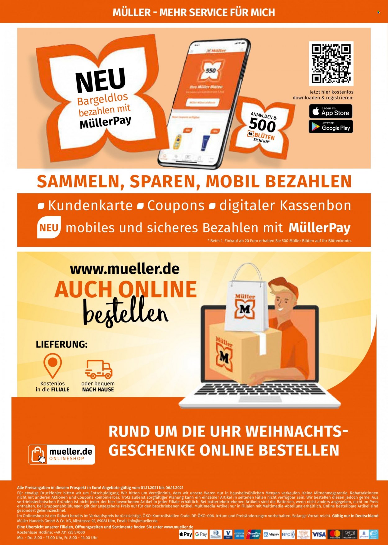 Müller Prospekte  - 1.11.2021 - 6.11.2021. Seite 32
