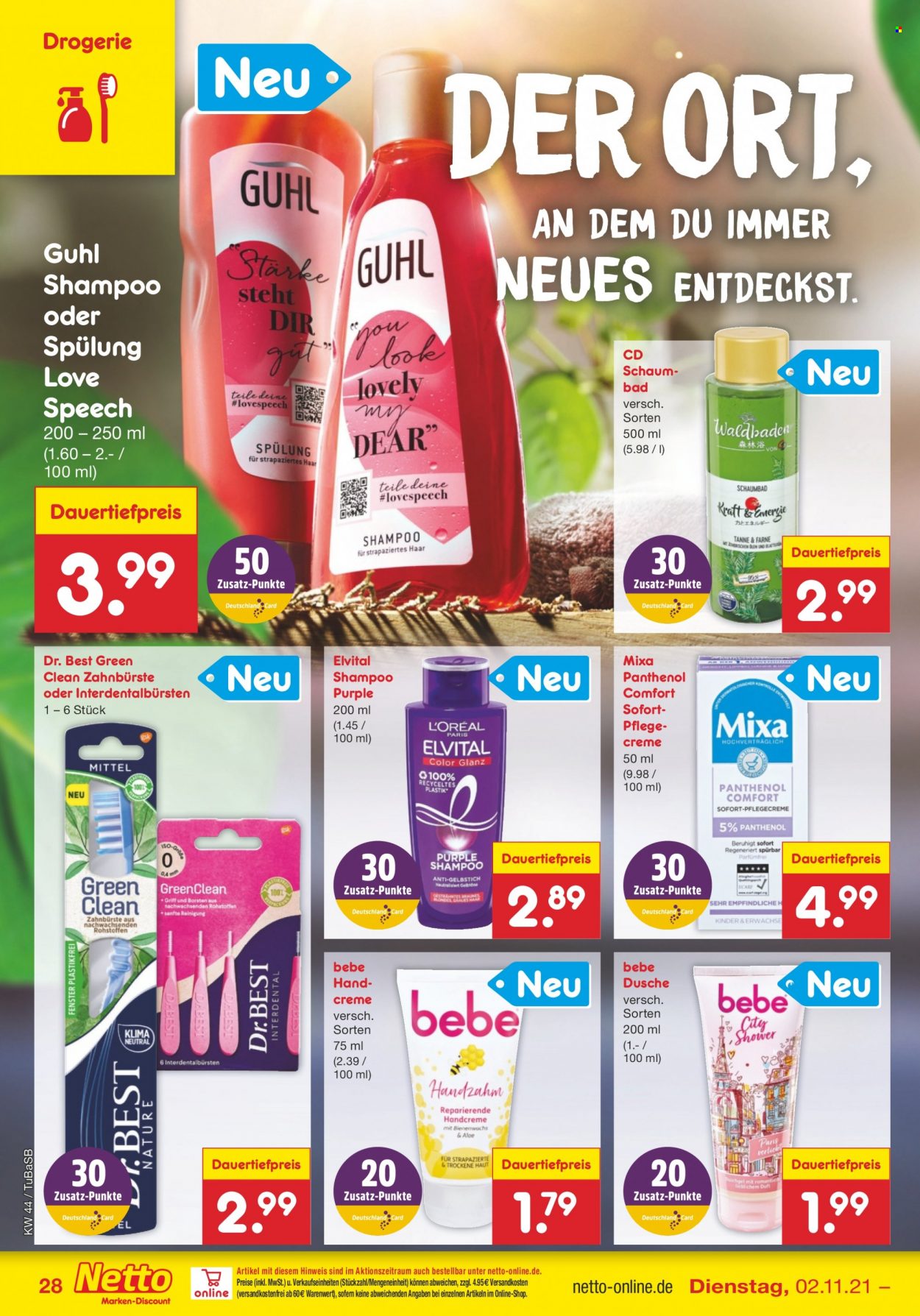 Netto Marken-Discount Prospekte  - 2.11.2021 - 6.11.2021. Seite 28