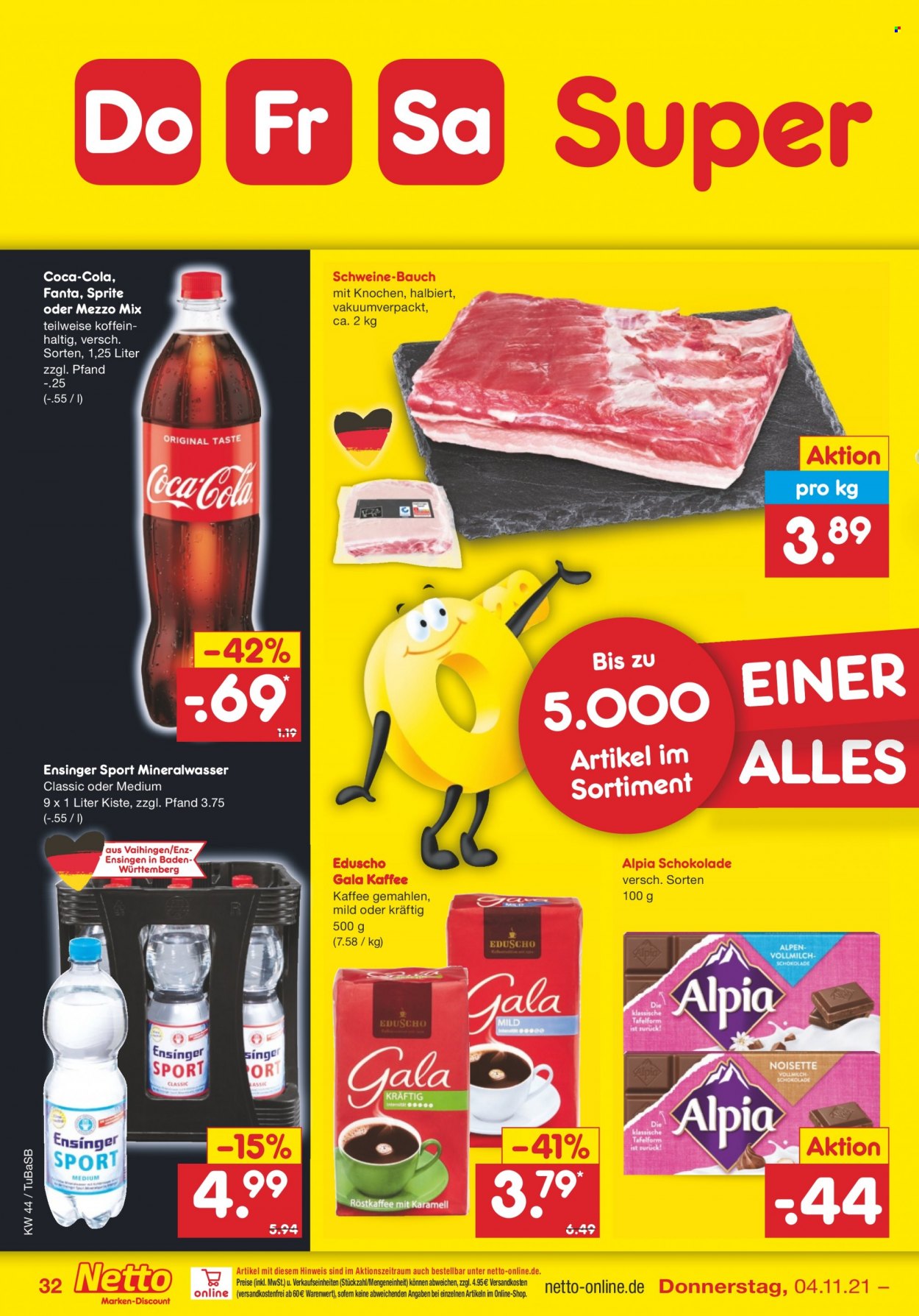 Netto Marken-Discount Prospekte  - 2.11.2021 - 6.11.2021. Seite 32