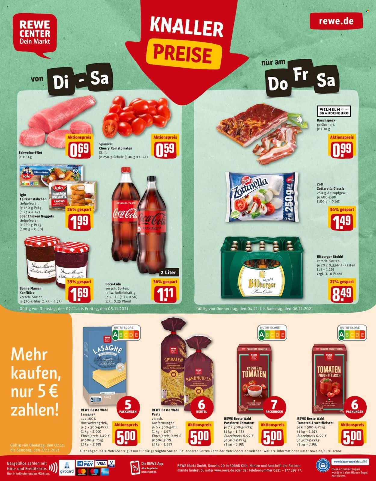 REWE Prospekte  - 1.11.2021 - 6.11.2021. Seite 28