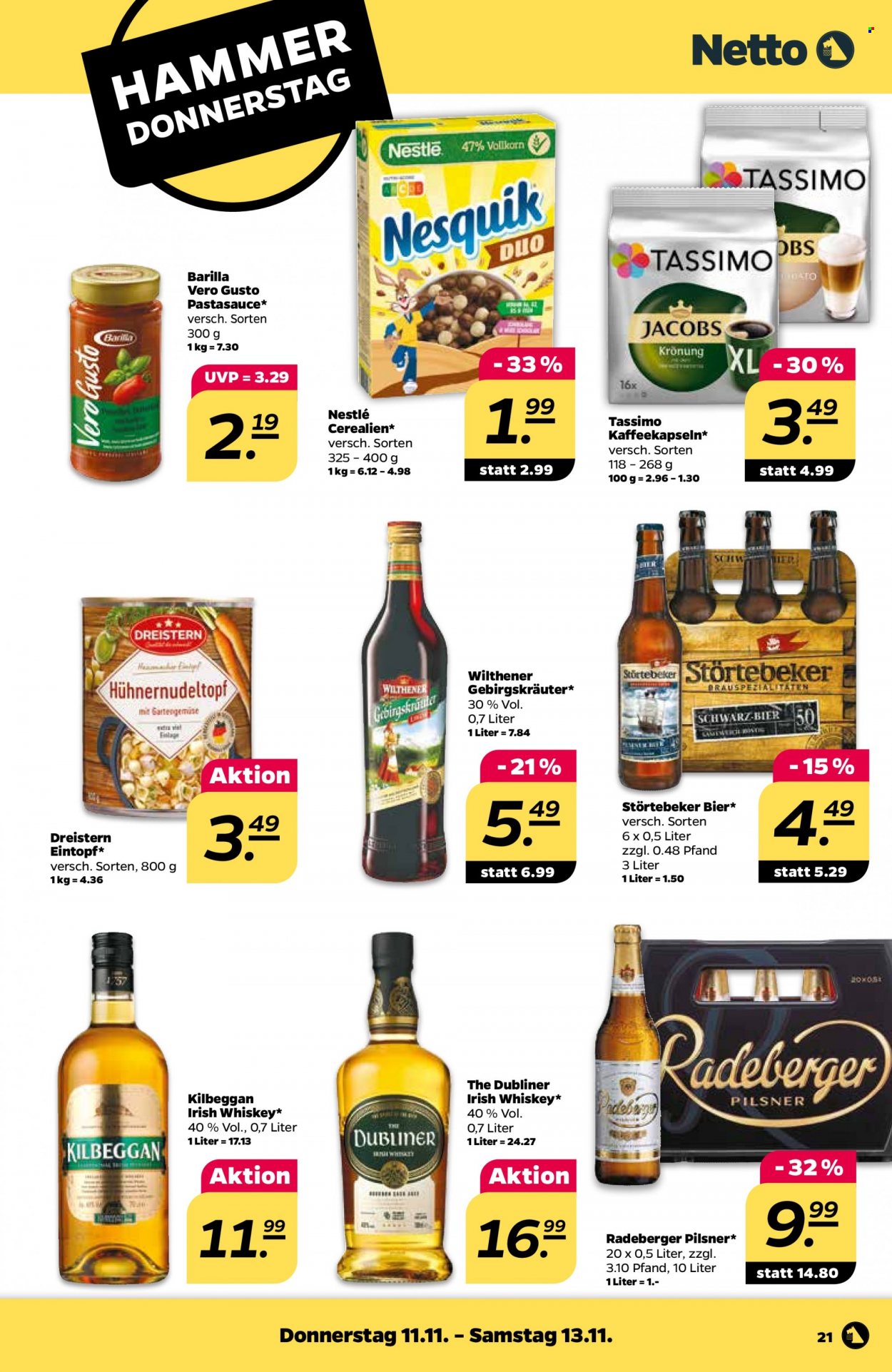 Netto Prospekte  - 8.11.2021 - 13.11.2021. Seite 21