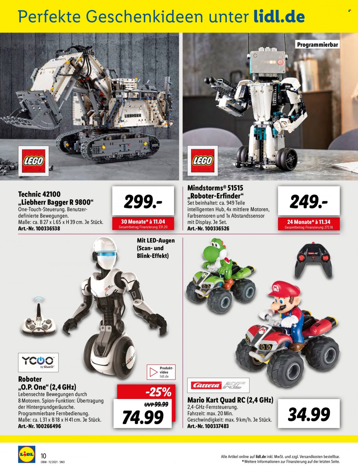 Lidl Prospekte  - 1.11.2021 - 30.11.2021. Seite 10