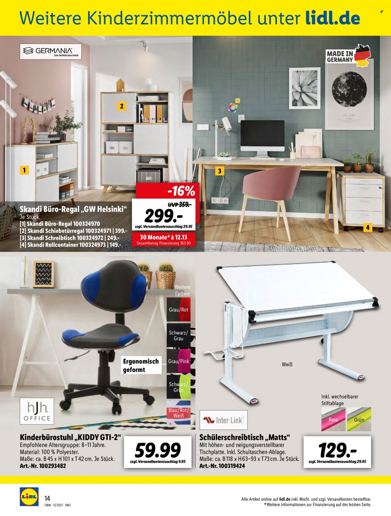 Lidl Prospekte  - 1.11.2021 - 30.11.2021. Seite 14