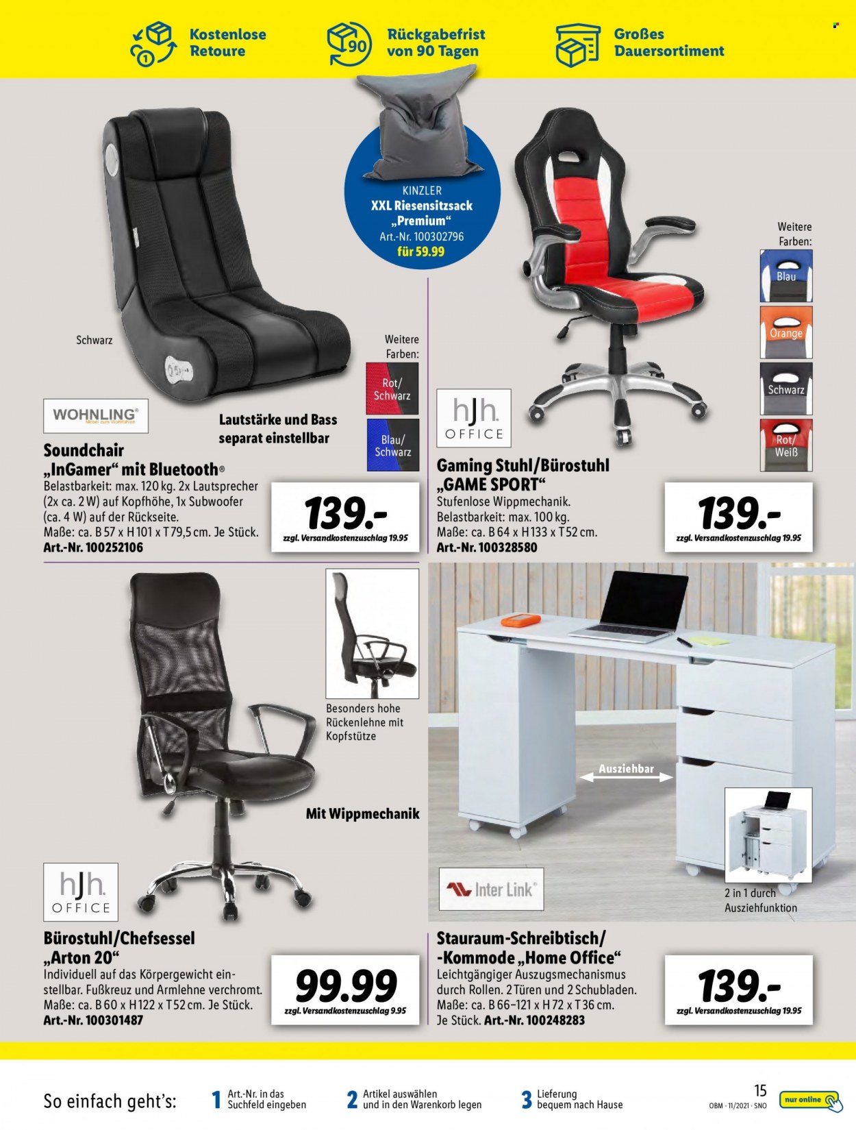 Lidl Prospekte  - 1.11.2021 - 30.11.2021. Seite 15