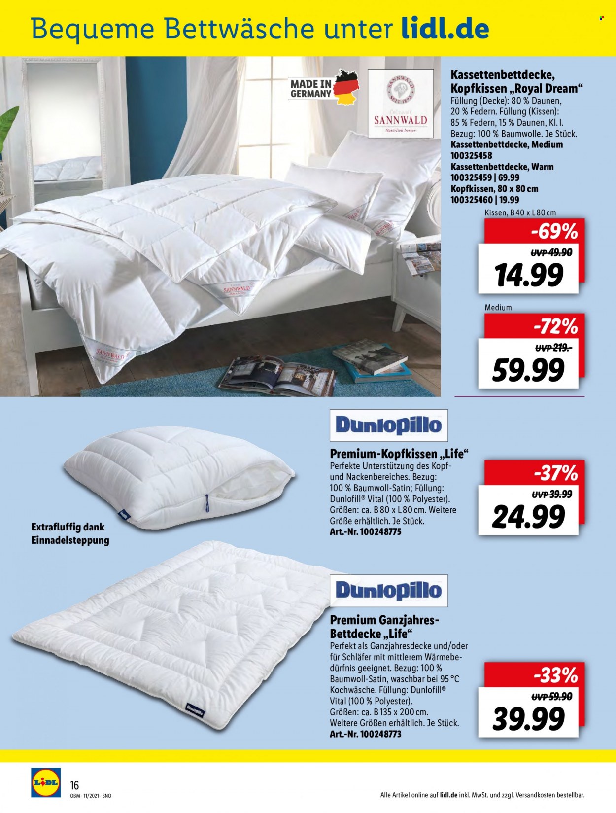 Lidl Prospekte  - 1.11.2021 - 30.11.2021. Seite 16