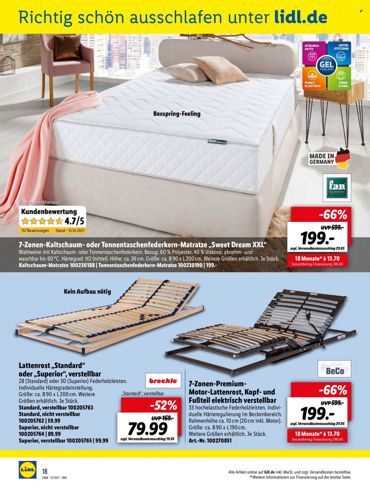 Lidl Prospekte  - 1.11.2021 - 30.11.2021. Seite 18