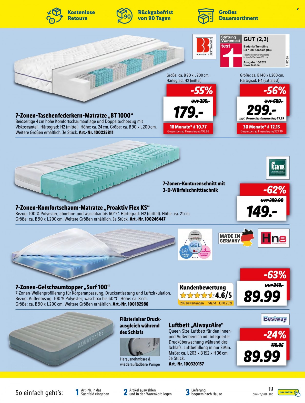 Lidl Prospekte  - 1.11.2021 - 30.11.2021. Seite 19
