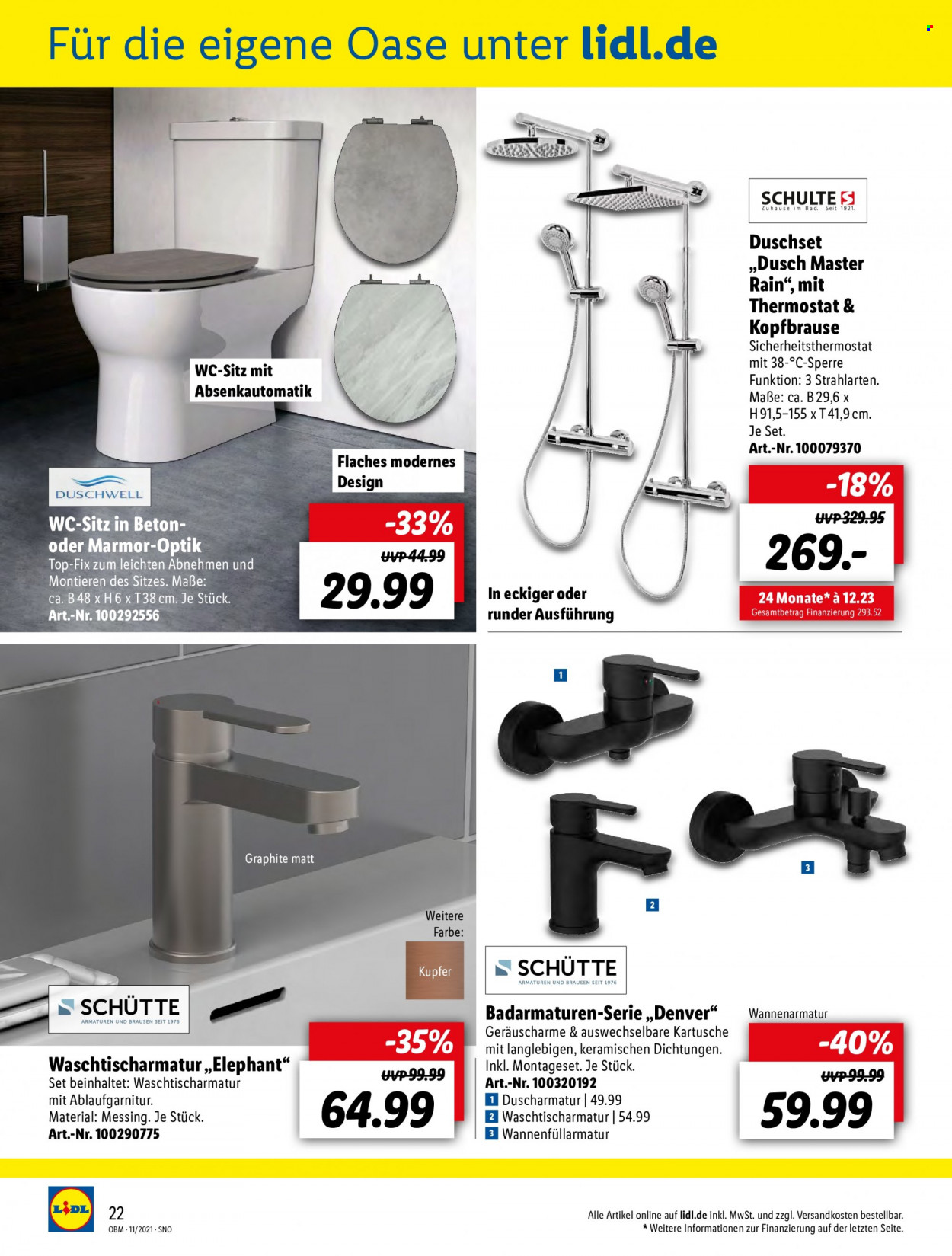 Lidl Prospekte  - 1.11.2021 - 30.11.2021. Seite 22
