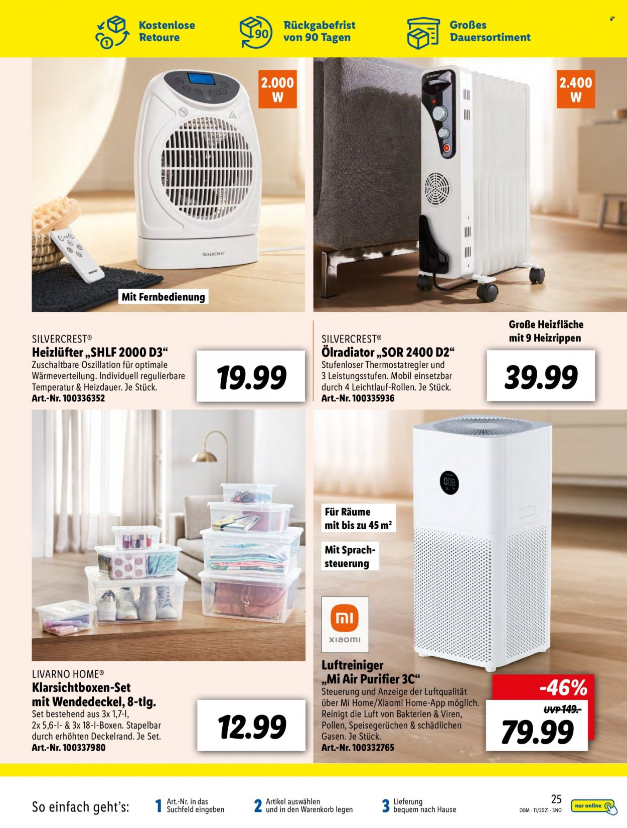 Lidl Prospekte  - 1.11.2021 - 30.11.2021. Seite 25