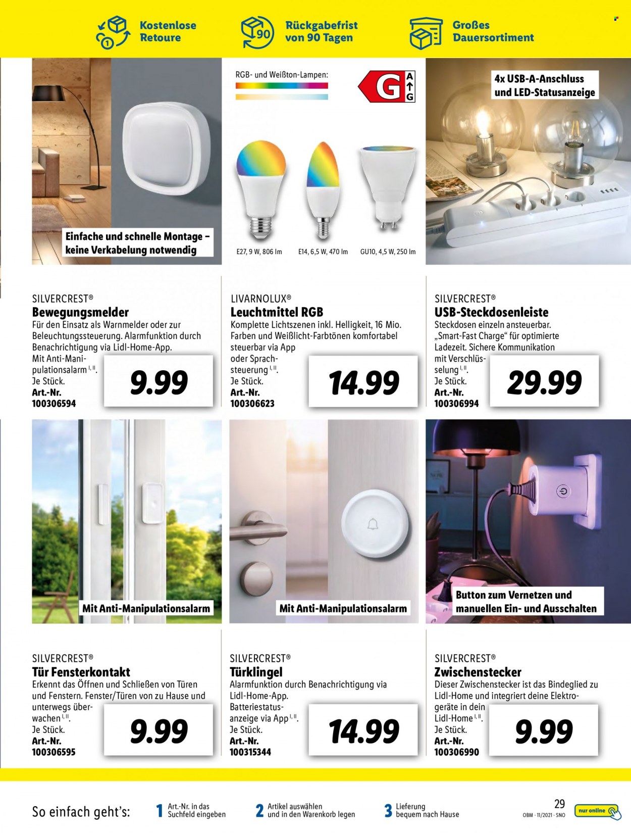 Lidl Prospekte  - 1.11.2021 - 30.11.2021. Seite 29