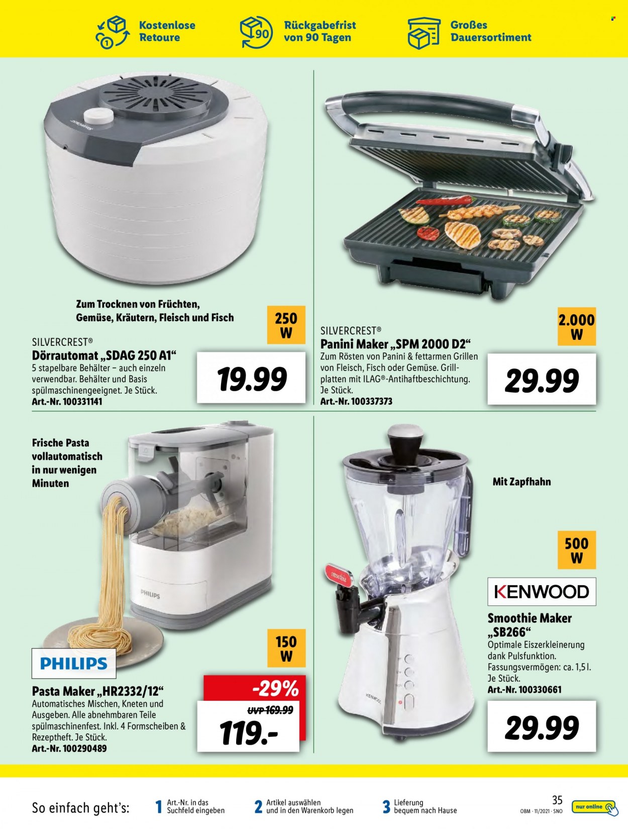 Lidl Prospekte  - 1.11.2021 - 30.11.2021. Seite 35