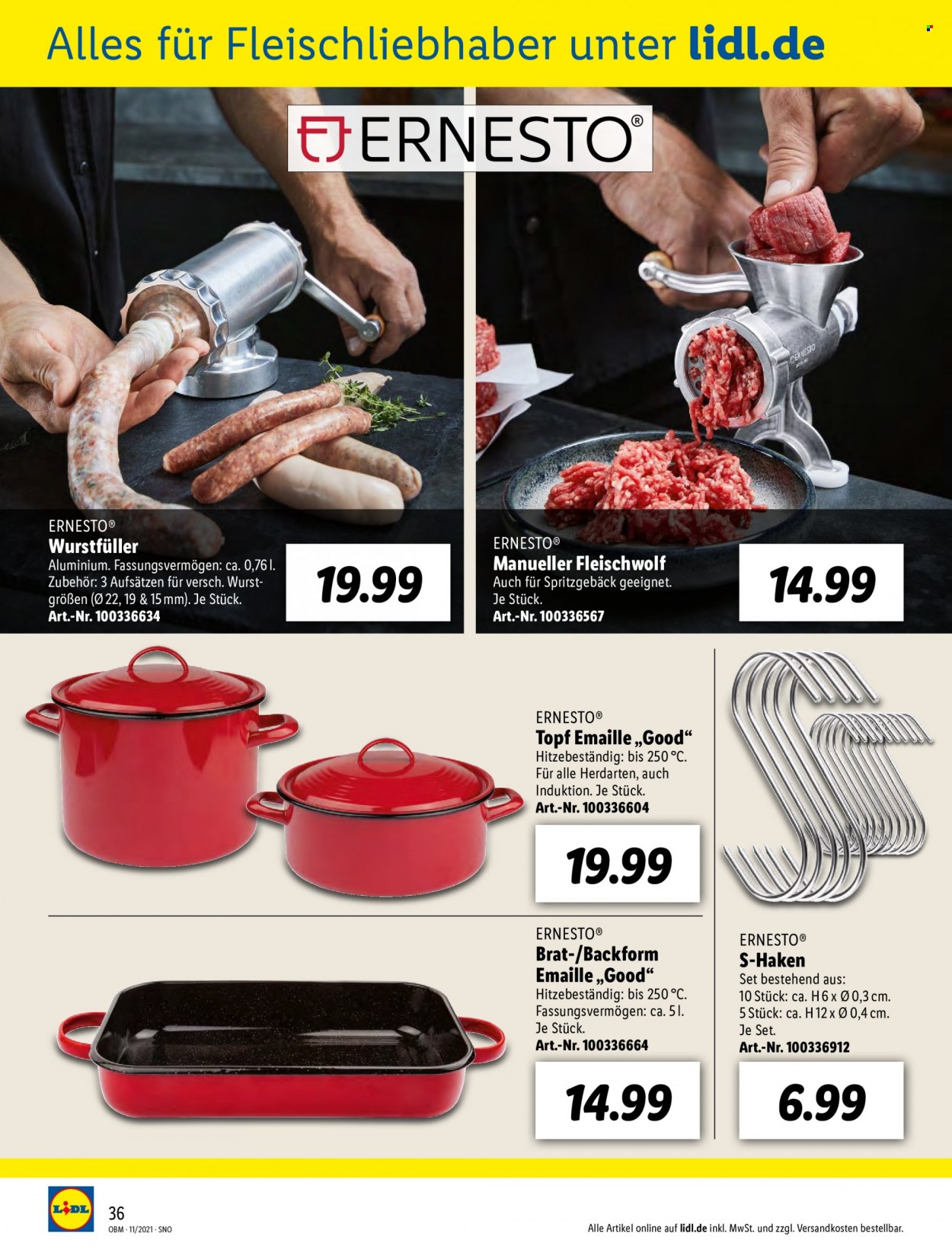 Lidl Prospekte  - 1.11.2021 - 30.11.2021. Seite 36